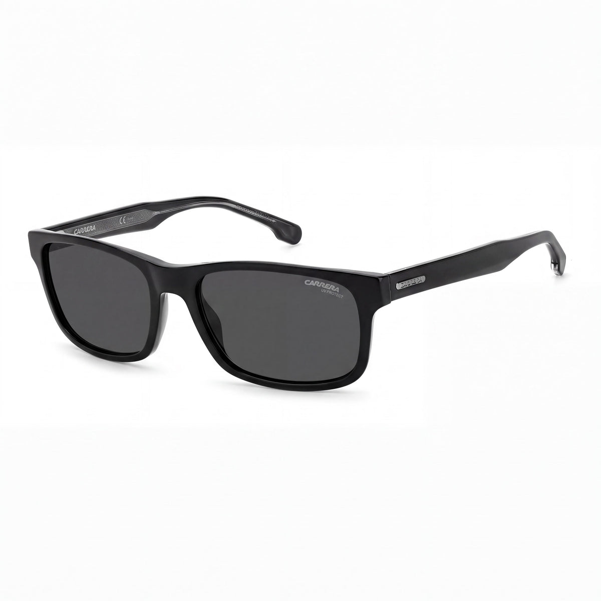 Gafas Clásicas Carrera para Hombre y Mujer, Montura de Acetato Negro, Protección UV, Aptas para Receta Médica, 57mm, Photo 1