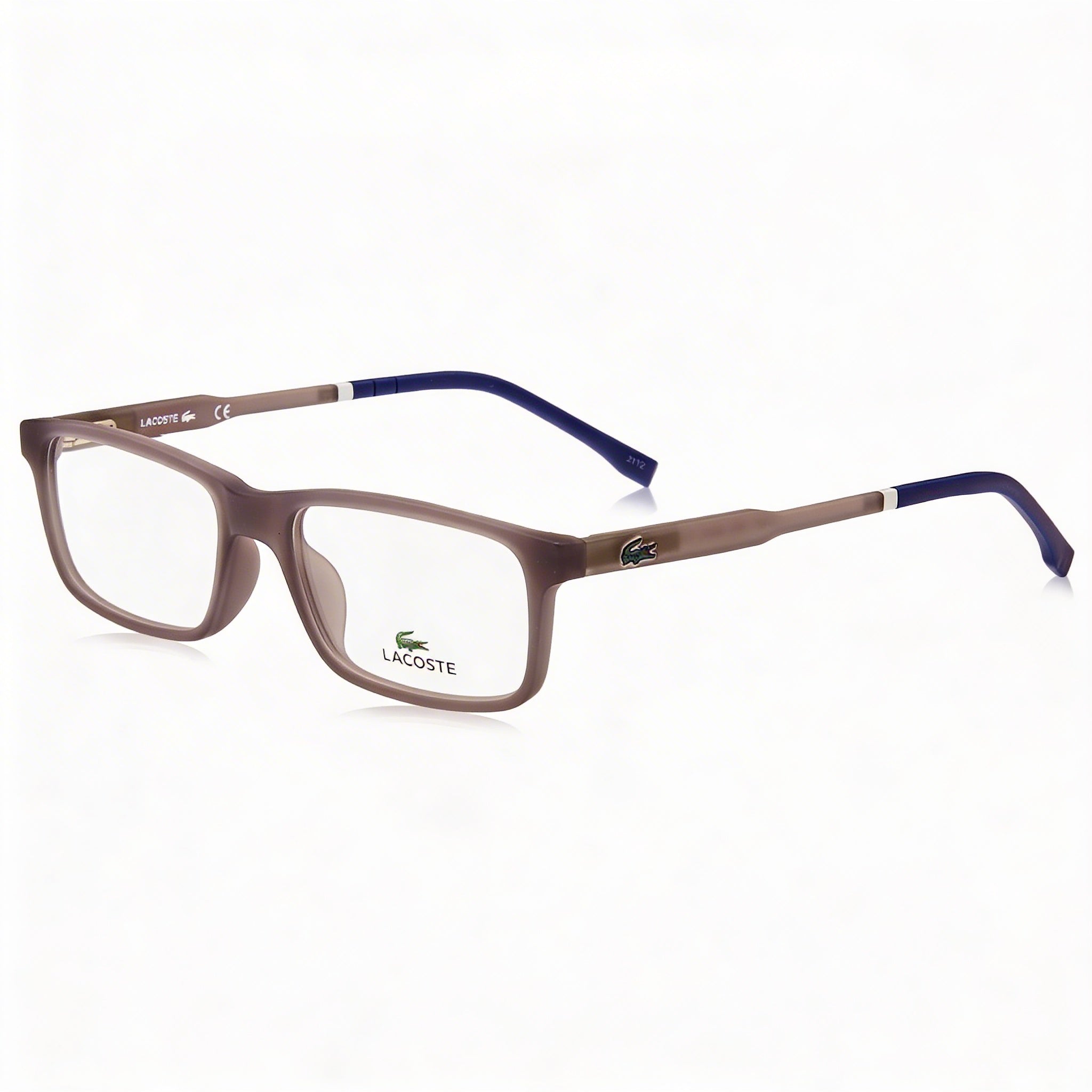 Lacoste L3646 Modern Classic Unisex Sunglasses with Injected Matte Grey Frame and Matte Grey Polycarbonate Lenses, 49mm, Photo 1