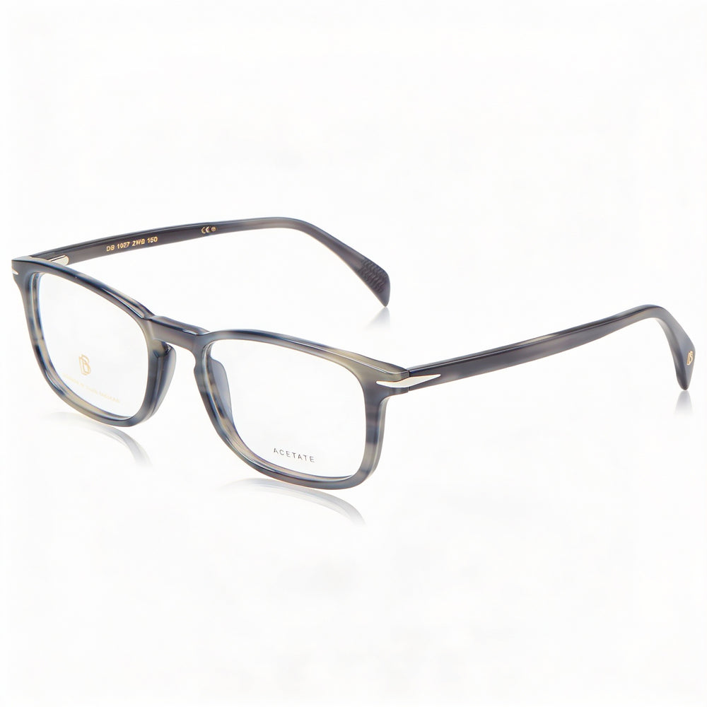 Gafas David Beckham DB 1027 para hombre con montura de plástico y lentes de policarbonato en color gris (ancho de lente de 51 mm)