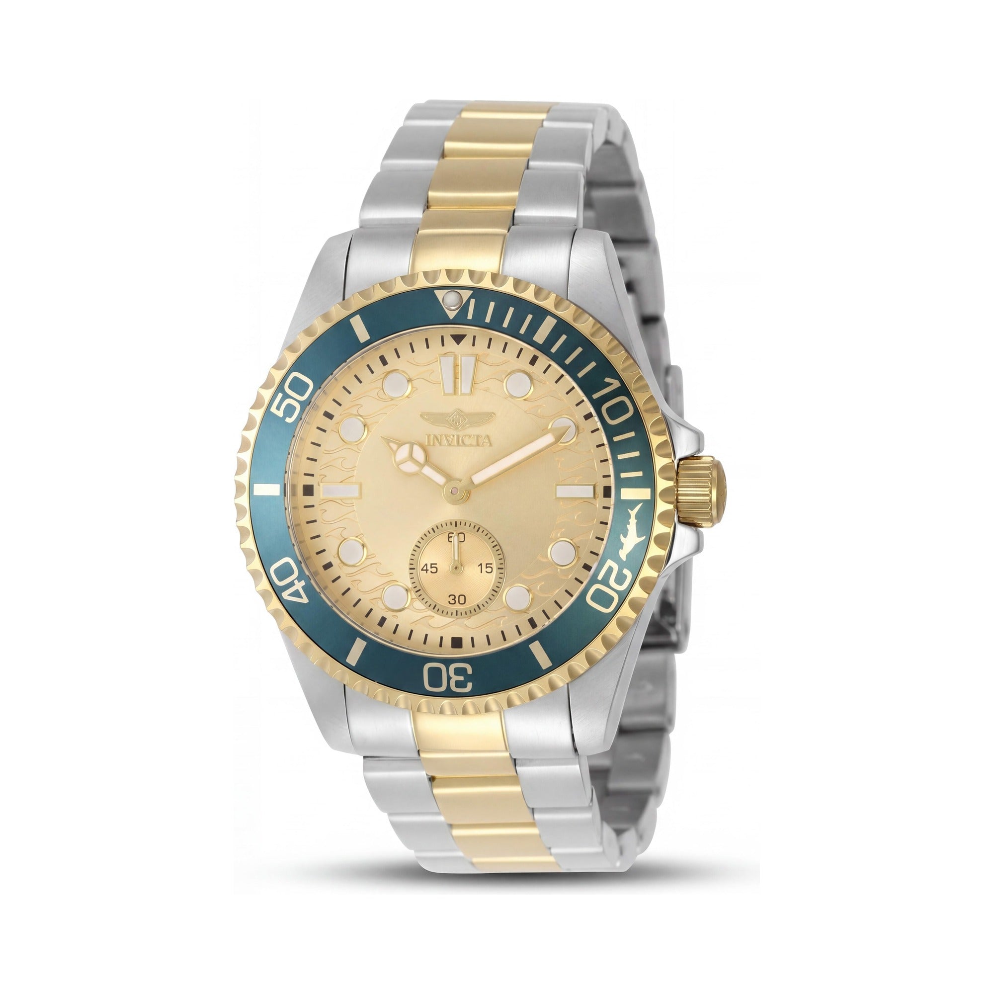 Reloj Invicta Pro Diver 49425 de cuarzo plateado y acero inoxidable para hombre con esfera dorada de 43 mm, Photo 1