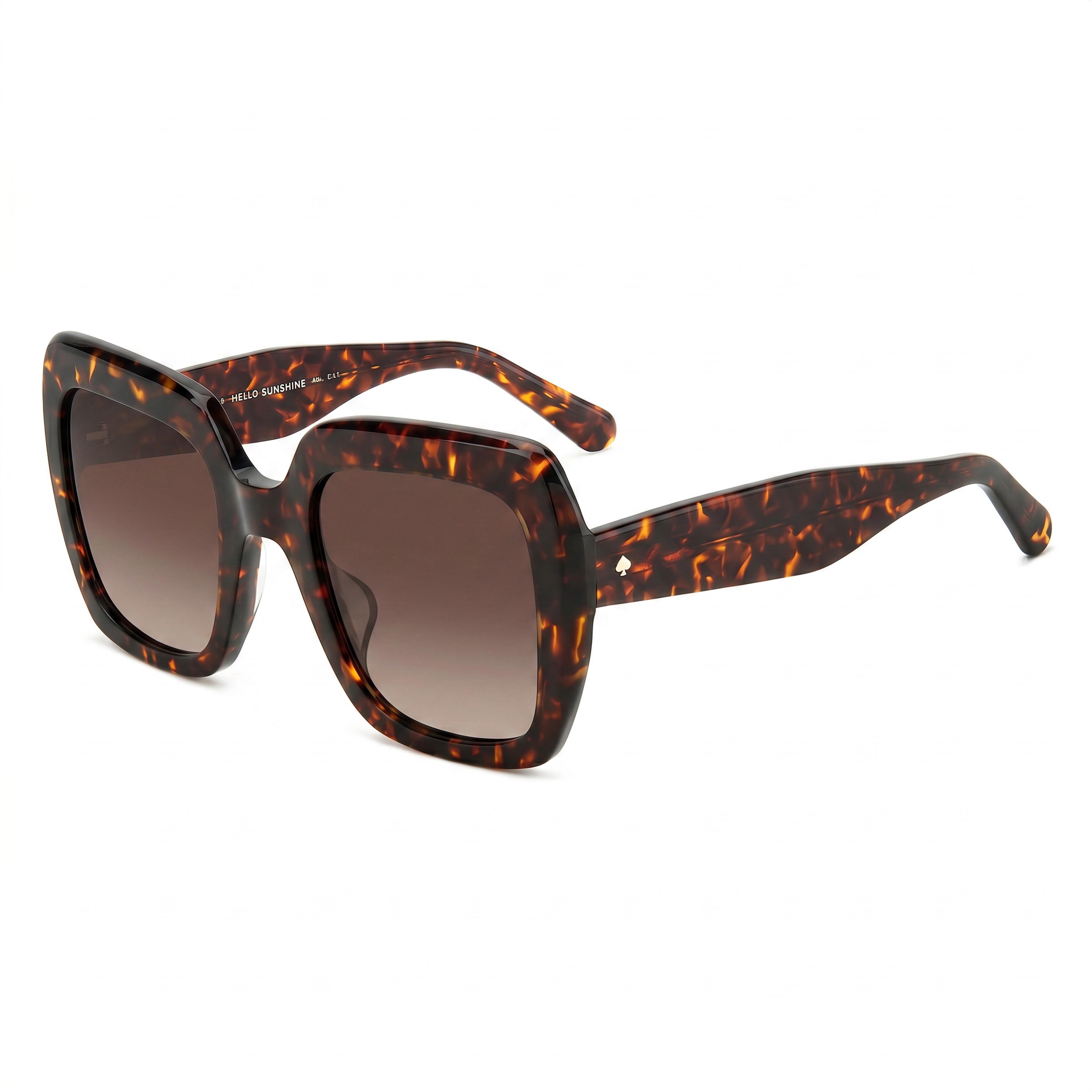 Gafas de sol Kate Spade New York Naomi/S para mujer, montura cuadrada de plástico Havana, color marrón, protección UV, 52 mm, Photo 1