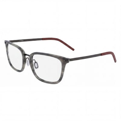 Flexon B2020 Unisex Sunglasses with Lenses and Metal Frame, Grey Horn Color, Size 55mm Lens