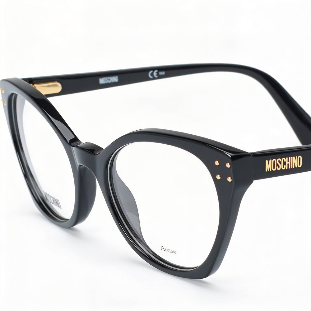 Gafas de sol informales Moschino Mos582 de acetato negro para mujer de 51 mm