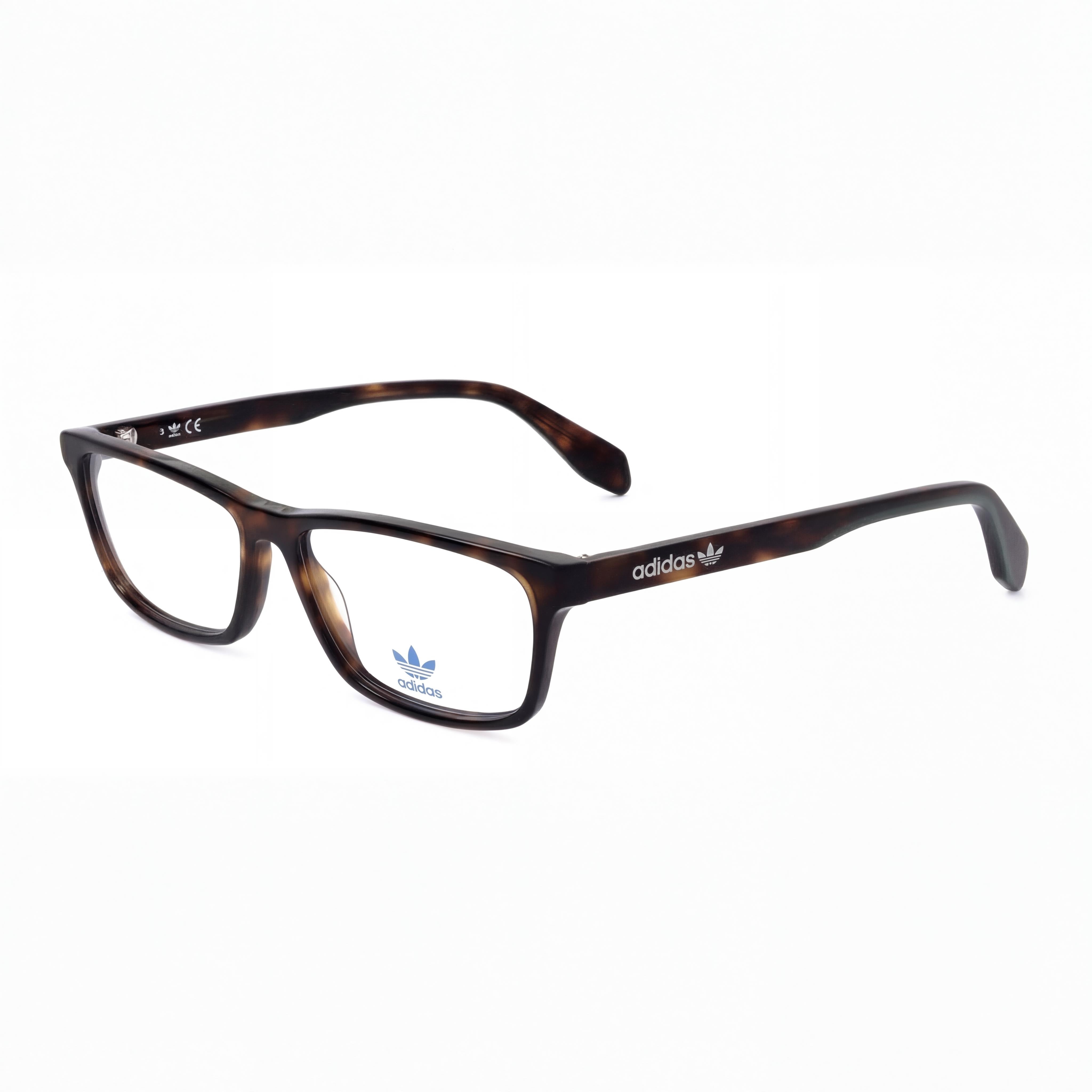 adidas Originals OR5042 para hombre y mujer, monturas ópticas de plástico color Havana oscuro, ancho de lente de 54 mm, Photo 1