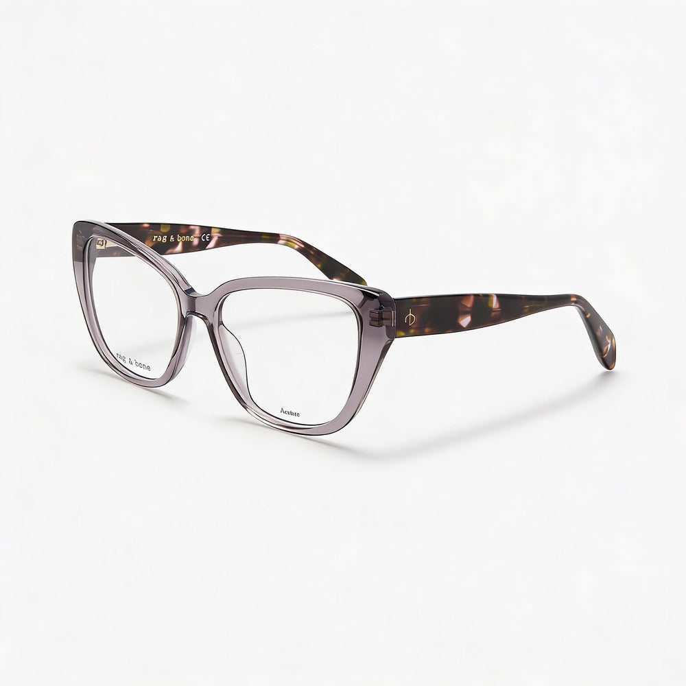 Gafas de Sol Rag & Bone para Mujer Modernas de Acetato Multicolor con Lentes Grises No Polarizadas 54mm