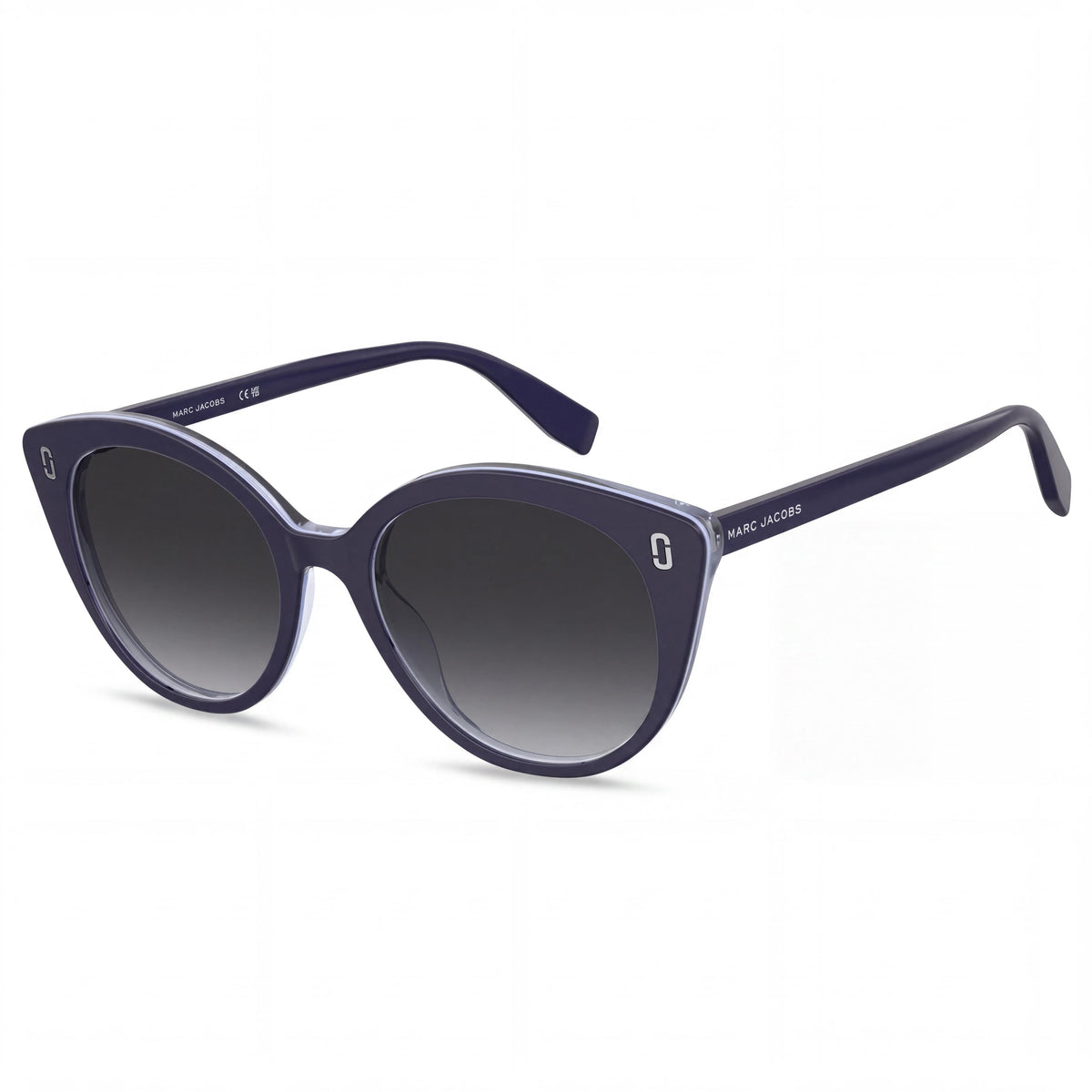 Marc Jacobs Modern Women's Eyewear with Blue Plastic Frame and Blue Lenses, Bridge 18mm, Temple 145mm, Photo 1