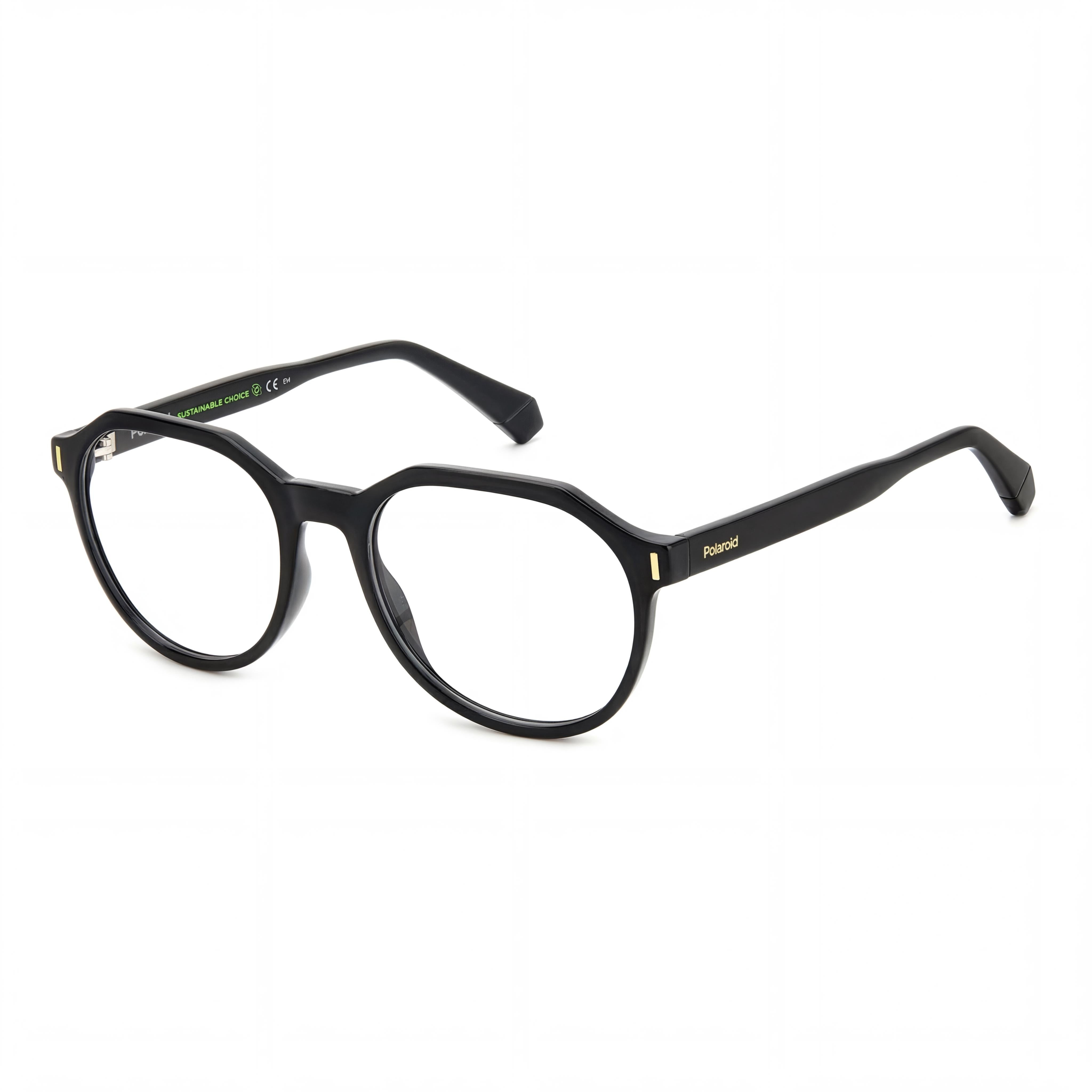 Polaroid Modern Unisex Black Polyamide Frame Non-Polarised Polycarbonate Lens Sunglasses 52-19-140, Photo 1
