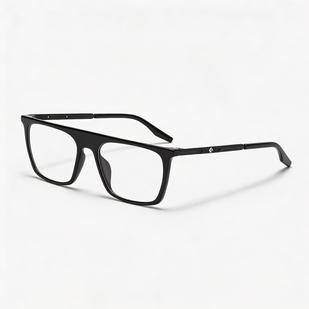Converse Cv8009 Men's Black Optical Prescription Eyeglasses with 53mm Lens Width, 17mm Bridge, and 145mm Temple Length