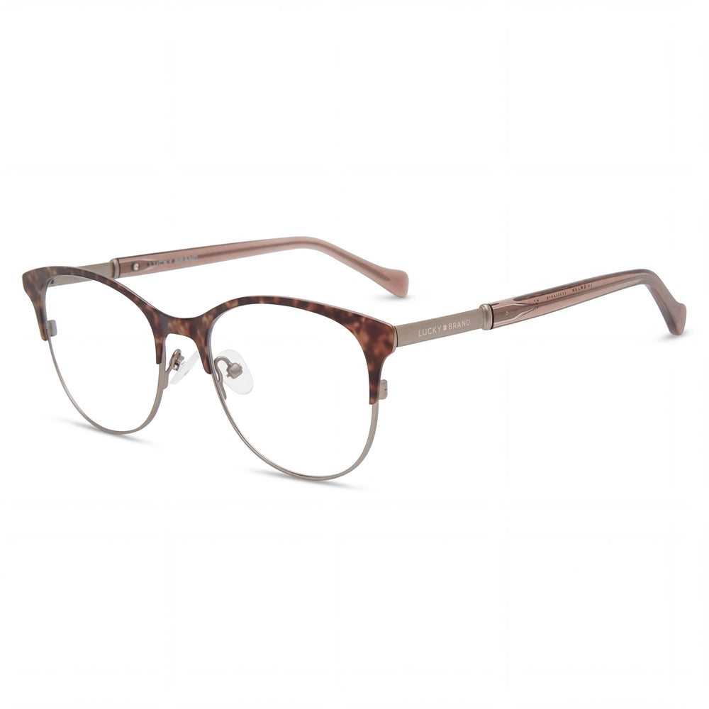 Lentes de sol Lucky Brand Vlbd127 para hombre con lentes de policarbonato polarizadas, armazón de metal Habana, talla 51-18-140