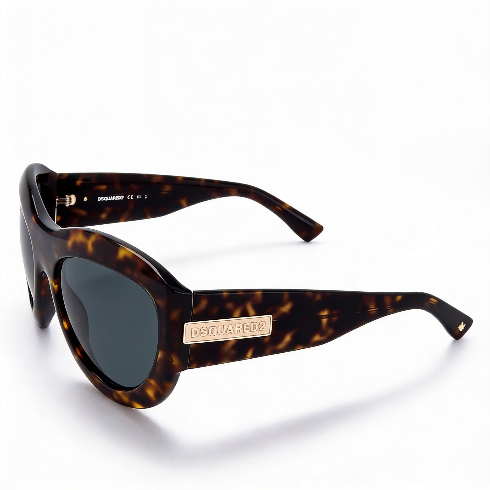 Gafas de sol unisex Dsquared2 D2 0072/S con protección UV, montura de plástico gris azul habana, lentes habana de 59 mm, Photo 1