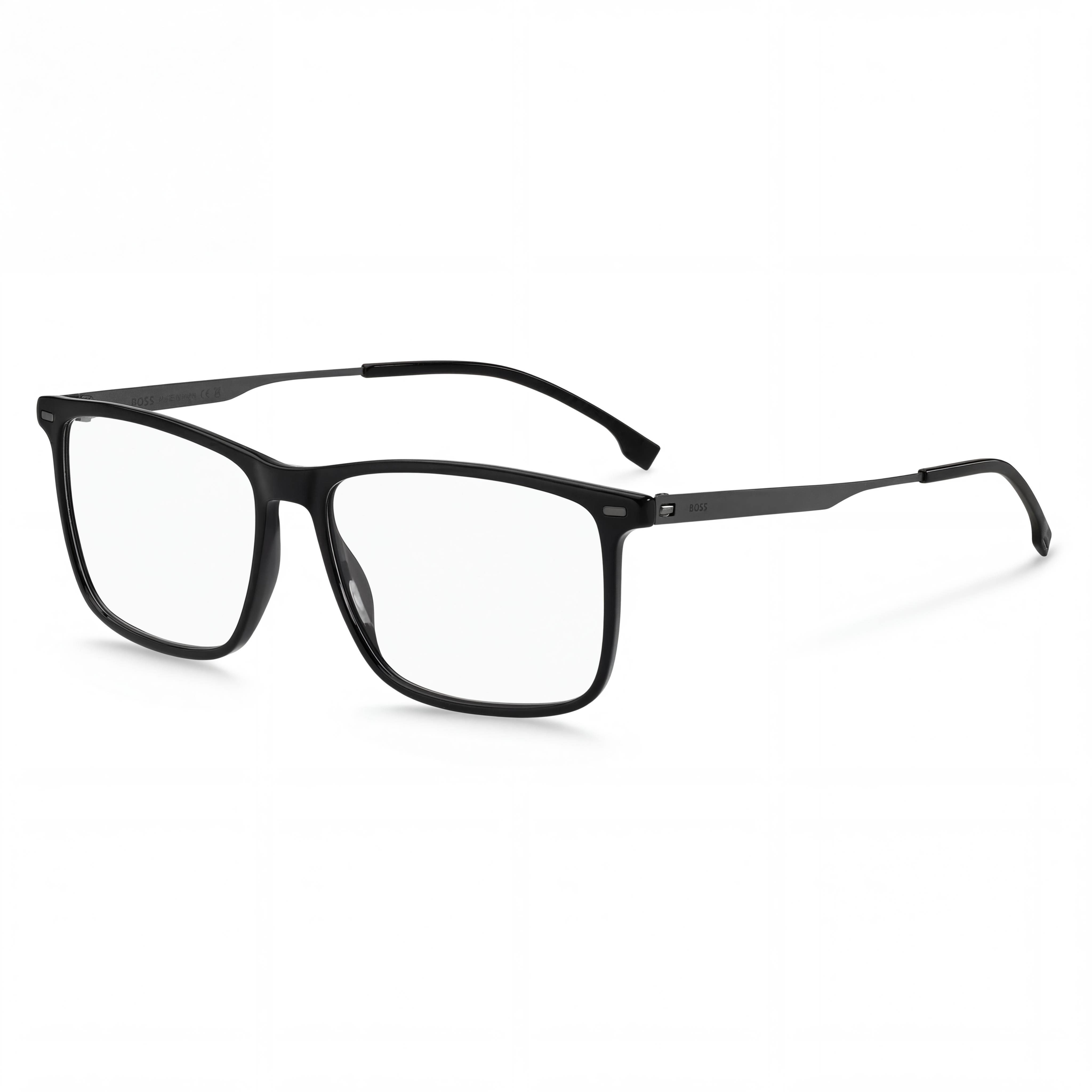 Hugo Boss Classic Women's Black Dark Ruthenium Light Acetate Frame Non-Polarized 55mm Sunglasses, Photo 1