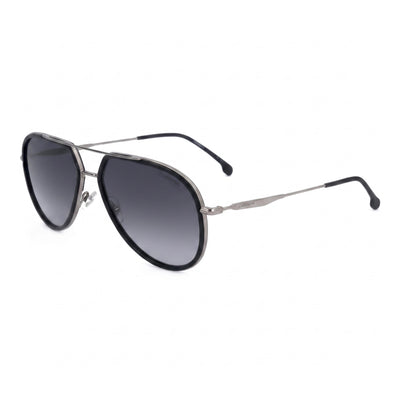 Carrera 295/S Classic Unisex Sunglasses, Stainless Steel, Black Grey Shaded Frame, Dark Grey Lenses, 58mm, UV Protection