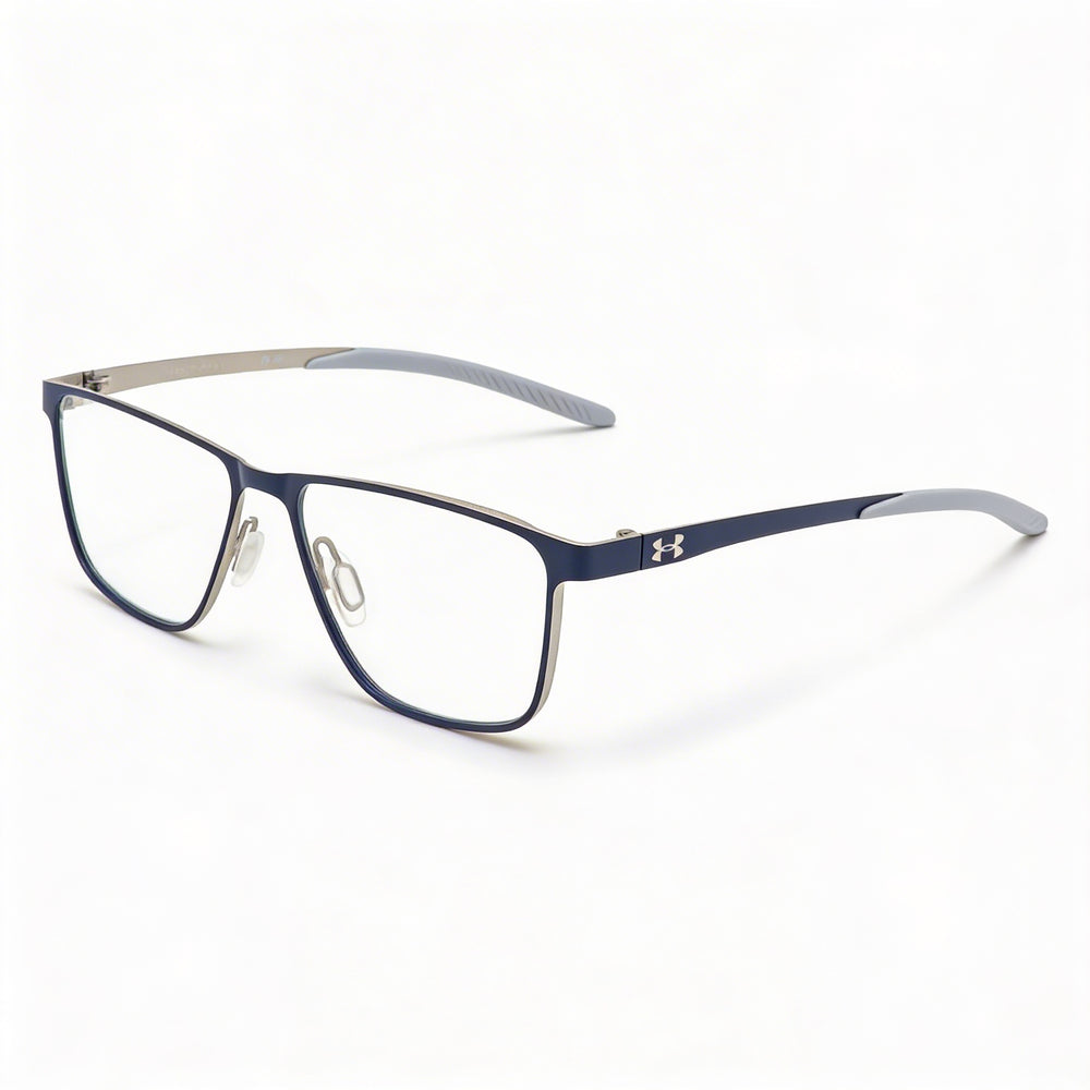 Under Armour Casual Men's Alloy Steel Non-Polarized Sunglasses Matte Blue Palladium 54mm Lens
