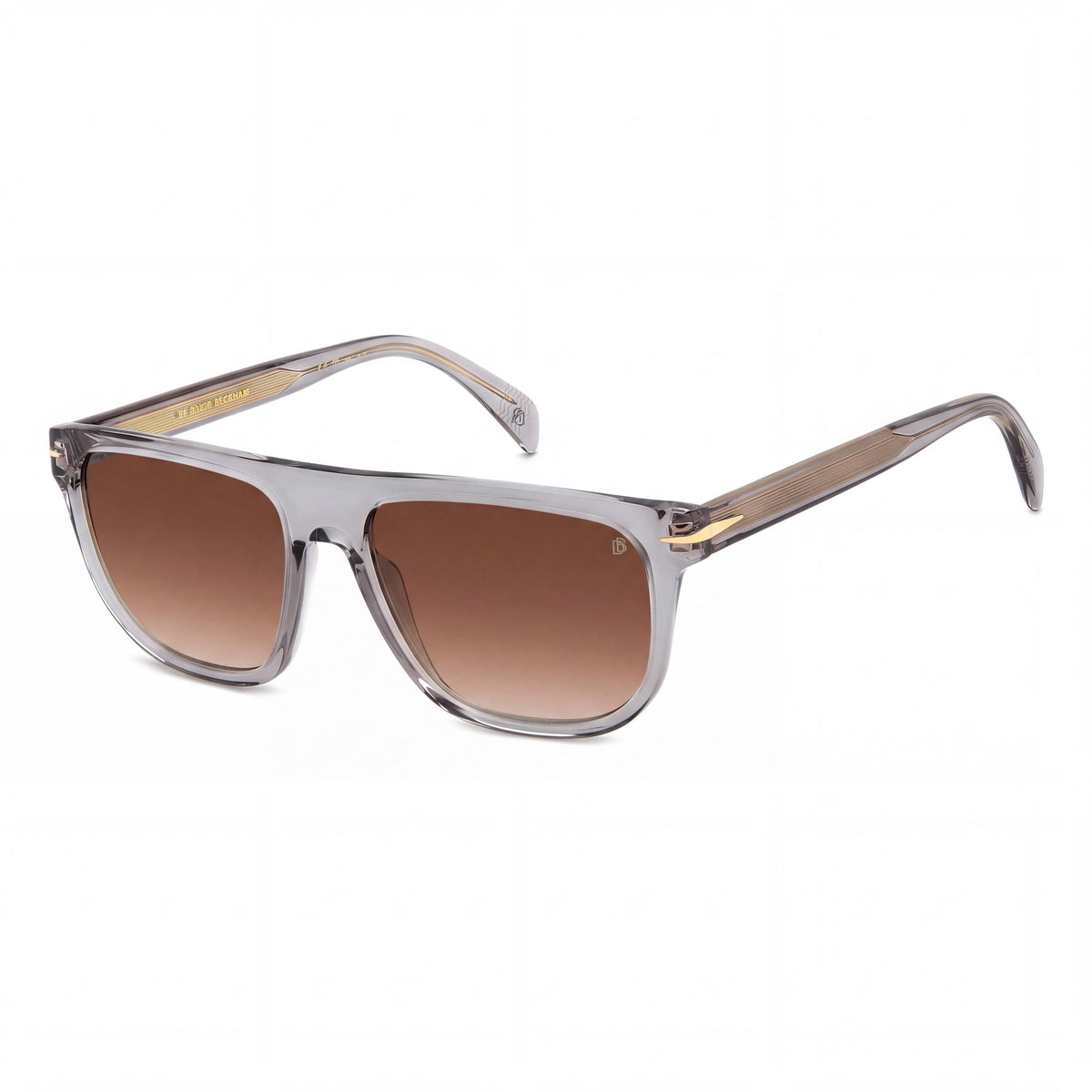 Gafas de sol David Beckham Db 7111/S de acetato para mujer, cuadradas, sombreadas en gris-marrón, no polarizadas, UV 400, 56-17-145, Photo 1