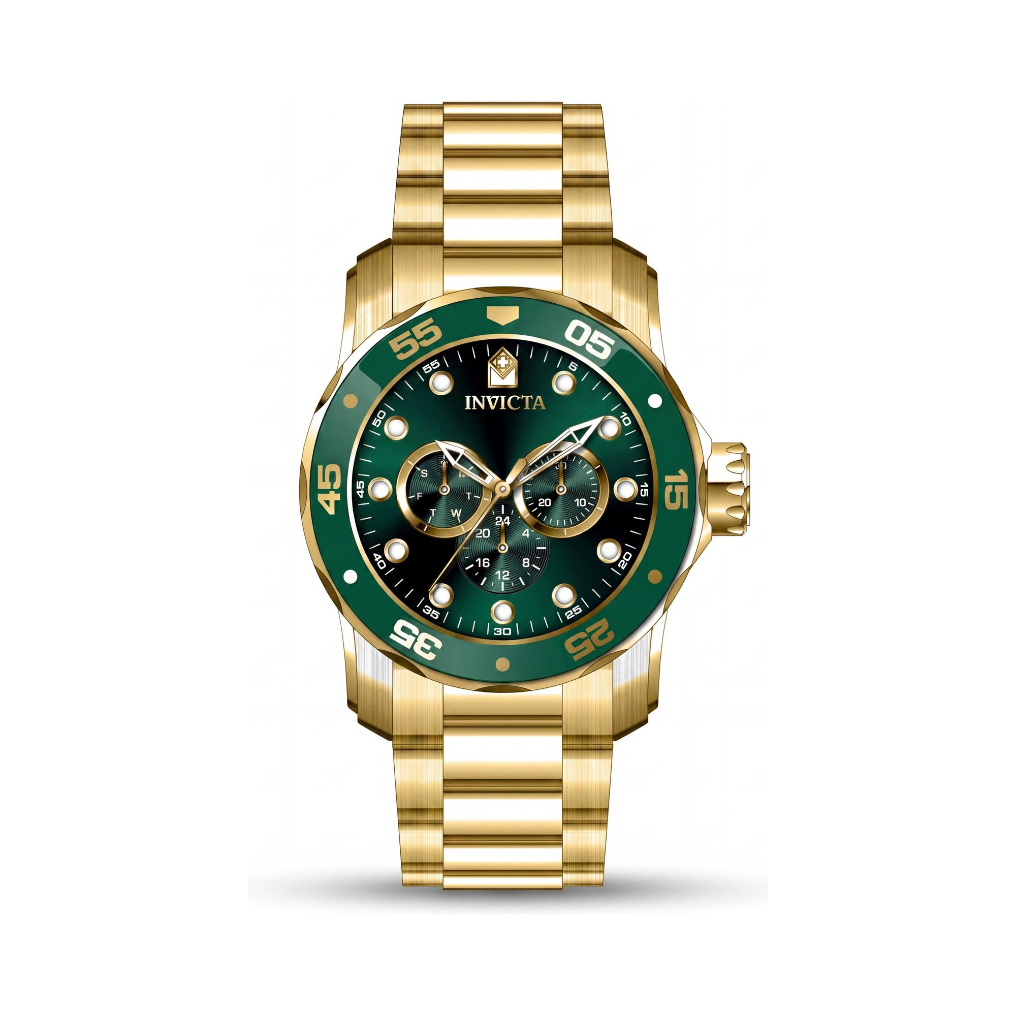 Invicta 45727 Men's Green Stainless Steel Watch, 48mm, Photo 1