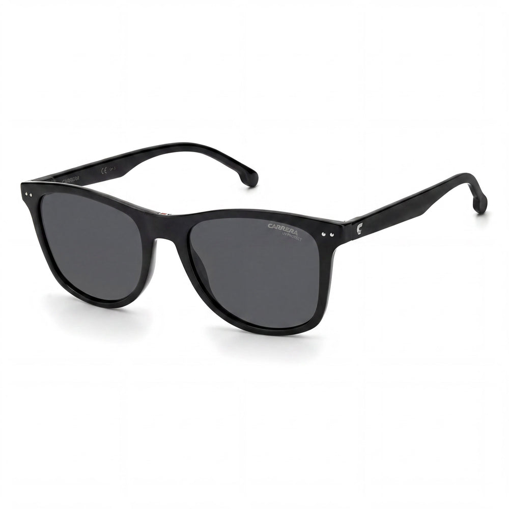 Carrera 2022t/S Unisex Black Polyamide Rectangular Non-Polarized Sunglasses with UV Protection 51mm