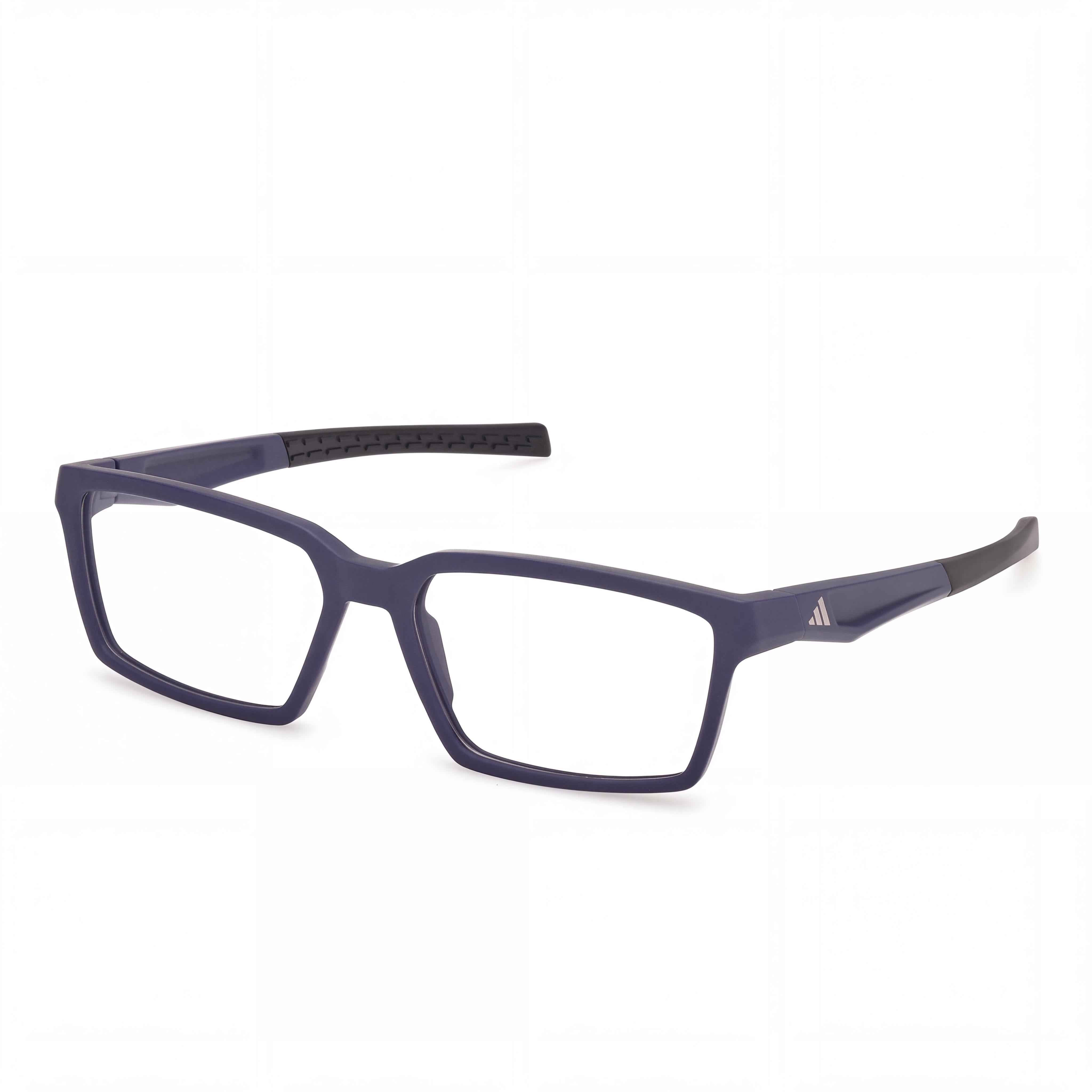 Gafas ópticas clásicas adidas para mujer con montura inyectada en azul mate y lentes no graduadas de 56 mm, Photo 1