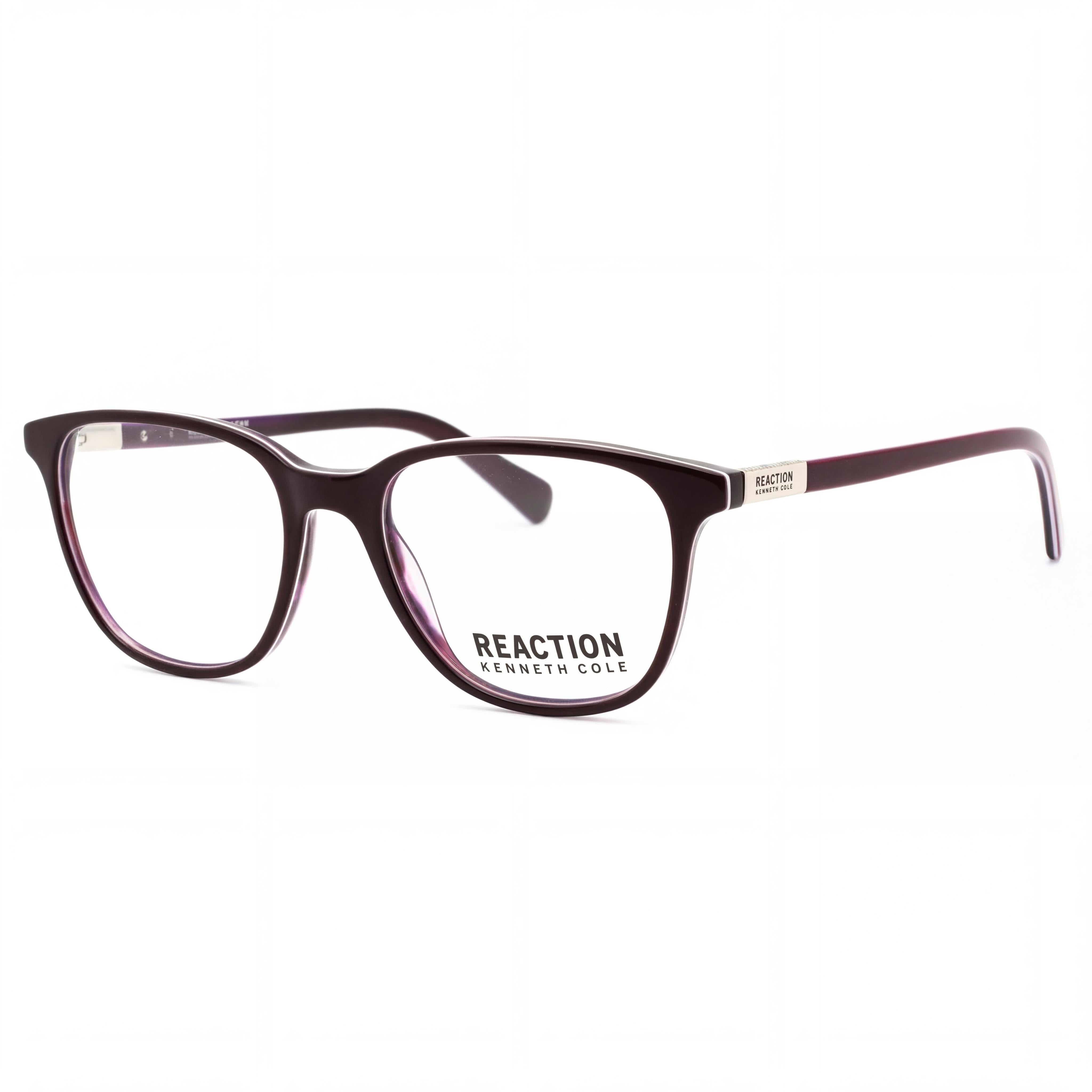 Kenneth Cole REACTION Kc0876 Men's Clear Lens Plastic Violet Frame Eyewear 53-18-145mm, Photo 1