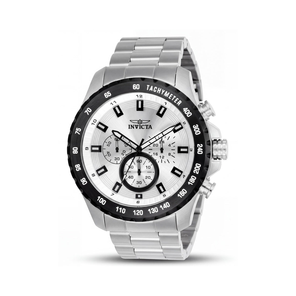 Invicta Men's Speedway 24211 Silver-Tone Stainless Steel Quartz Watch, 48mm, 100m Water Resistant, Photo 1