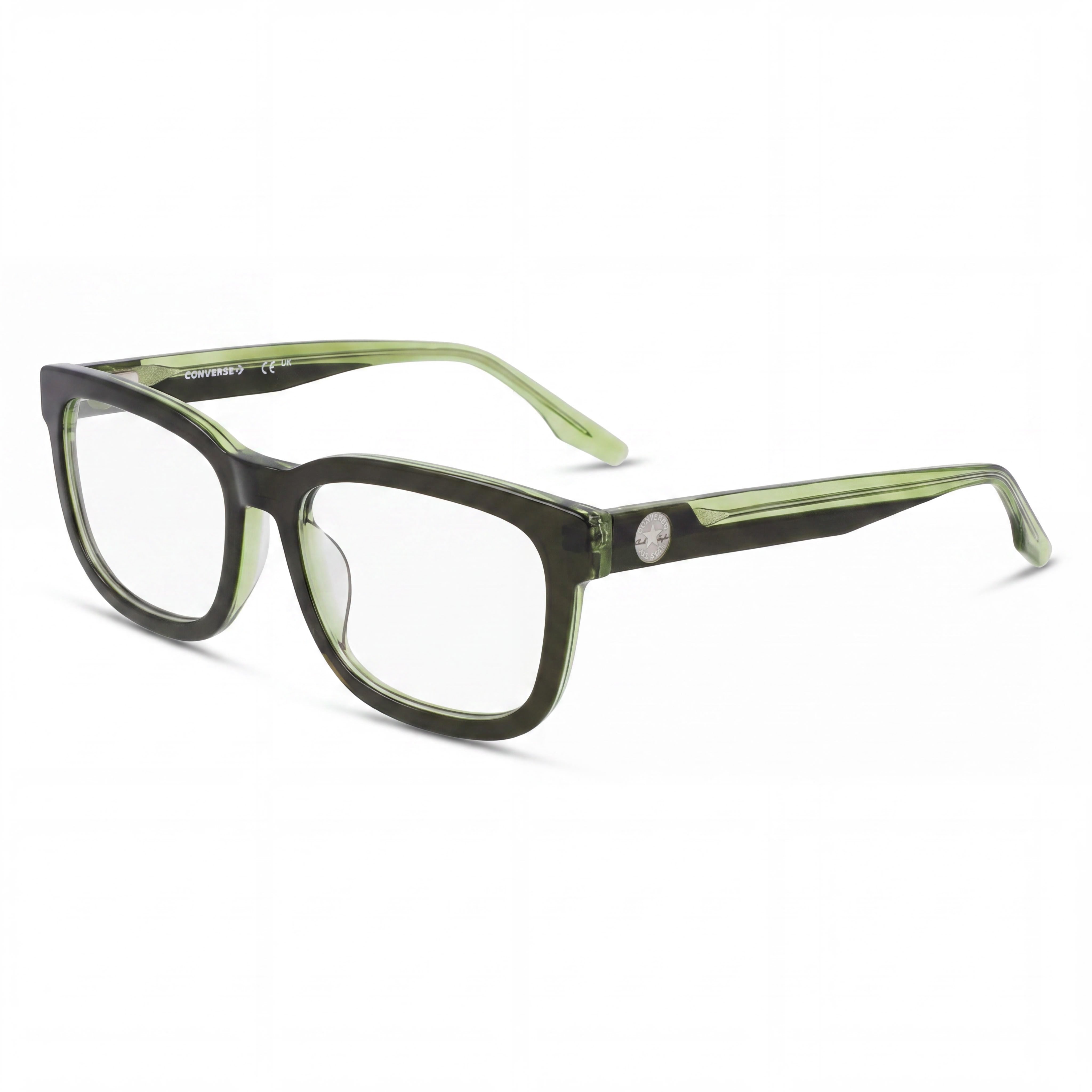 Converse Classic Unisex Crystal Cargo Laminates Acetate Frame Eyewear, Polycarbonate Lenses, 52mm, Photo 1