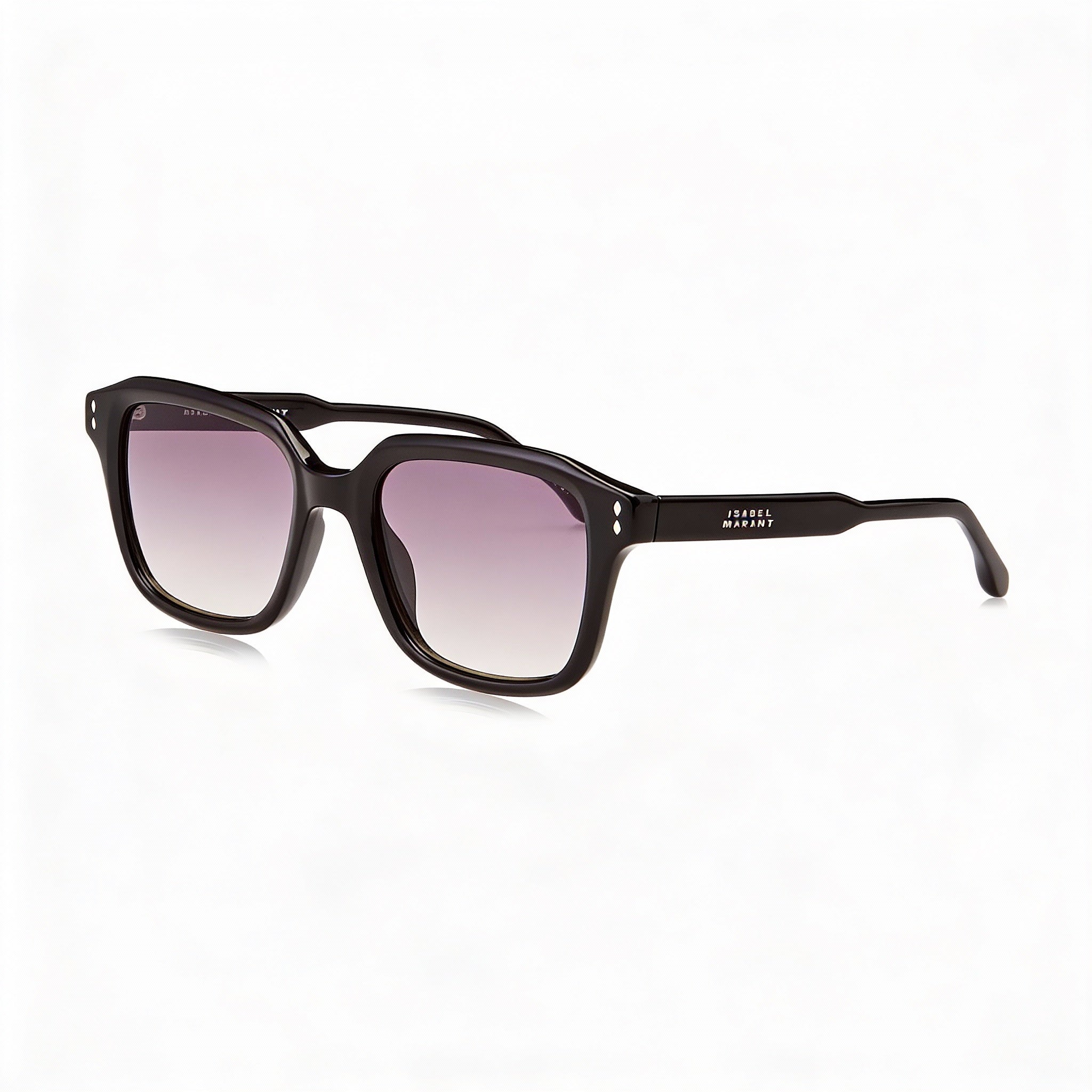 Gafas de sol Isabel Marant Thin Fancy Acetate para mujer, color negro/gris, con protección UV, 52 mm, Photo 1