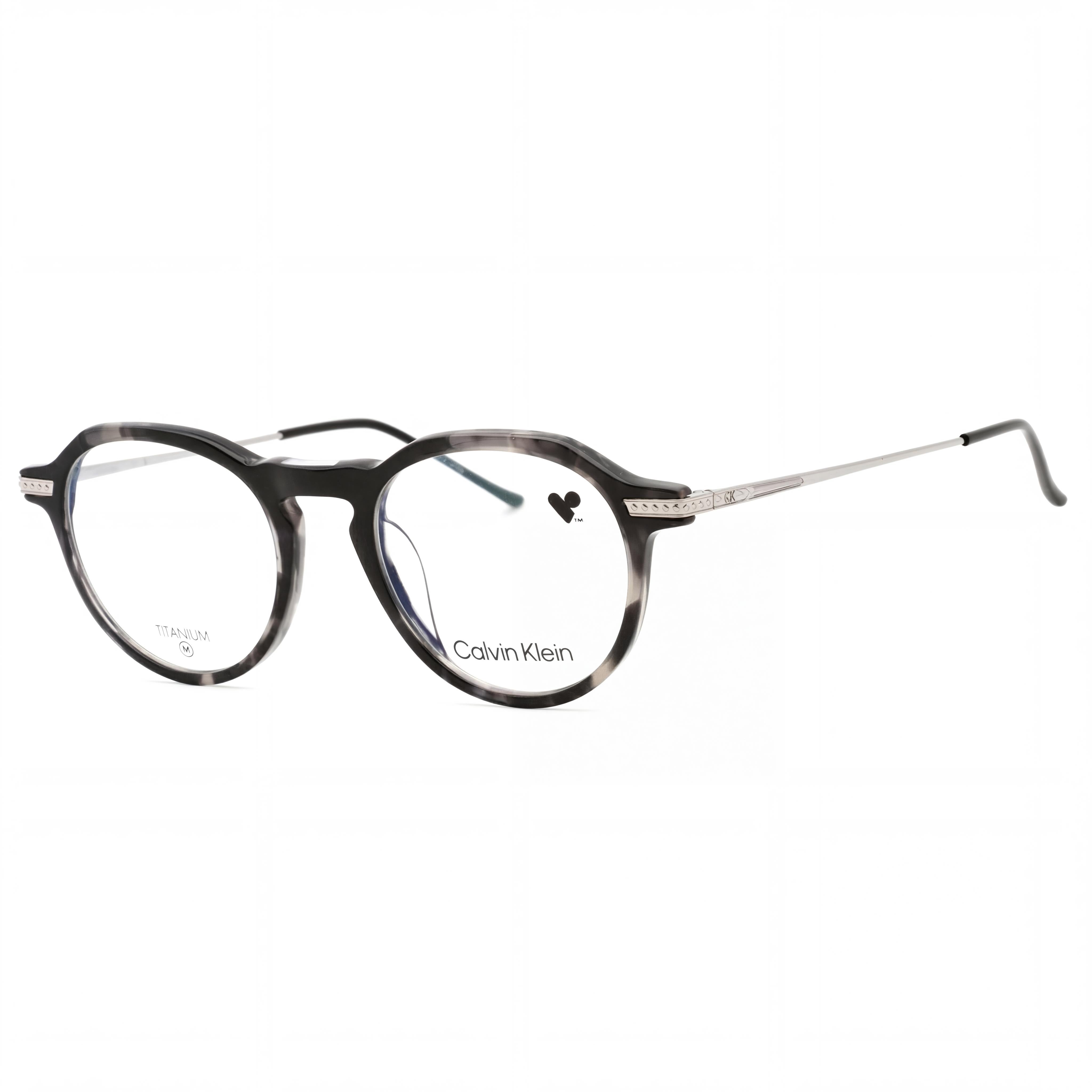 Calvin Klein Modern CK23532T Unisex Sunglasses with Acetate Frame in Grey Havana, Non-Polarised Grey Havana Lenses, 48mm, Photo 1