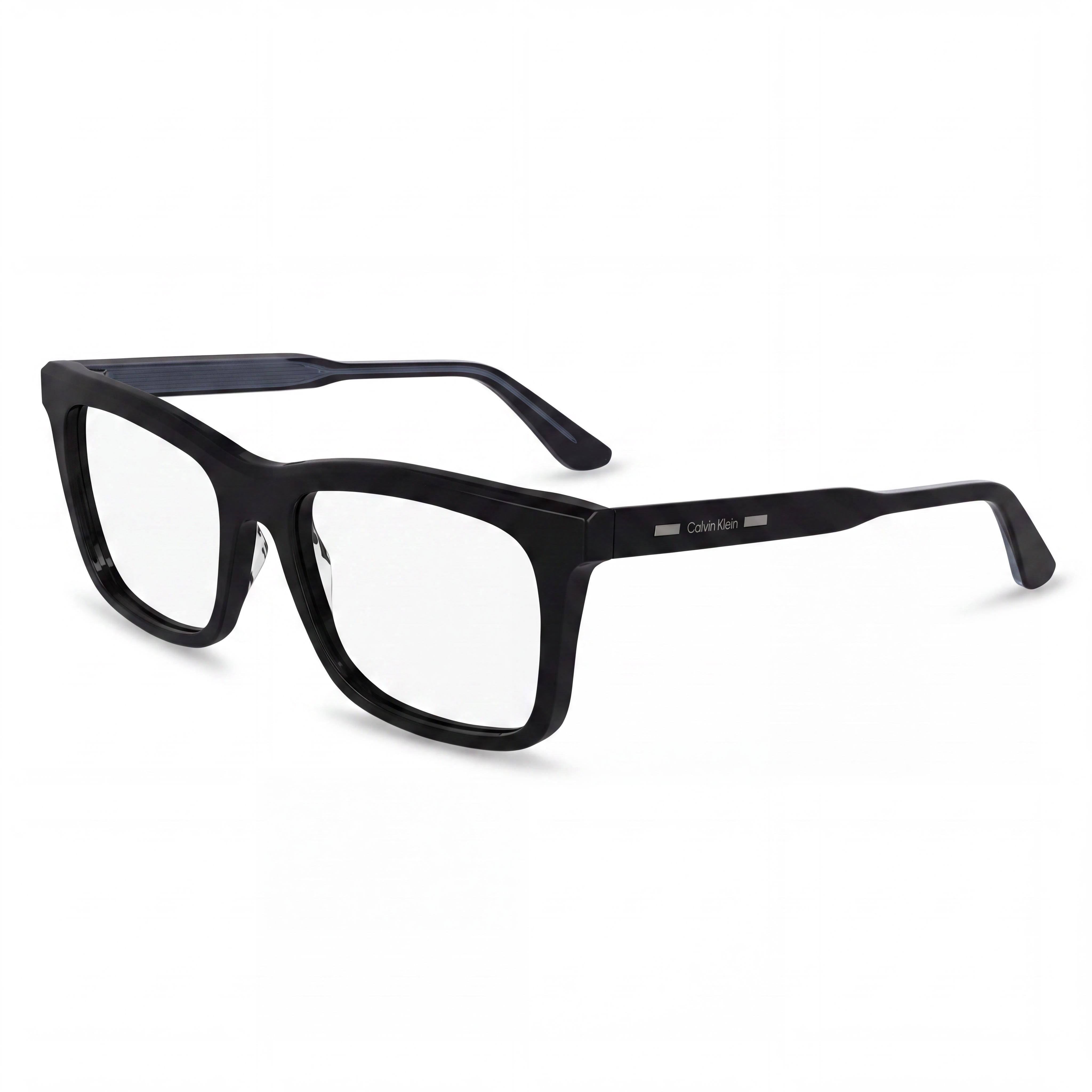 Calvin Klein Ck24542 Men's Black Metal Frame Polarized Polycarbonate Clear Lens Sunglasses Size 54-19-145, Photo 1