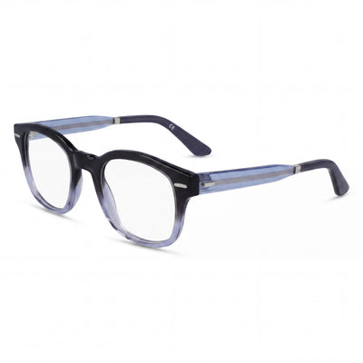 Gafas unisex Calvin Klein CK23511 de acetato gris y azul con lentes de policarbonato, talla 49-21-140 mm