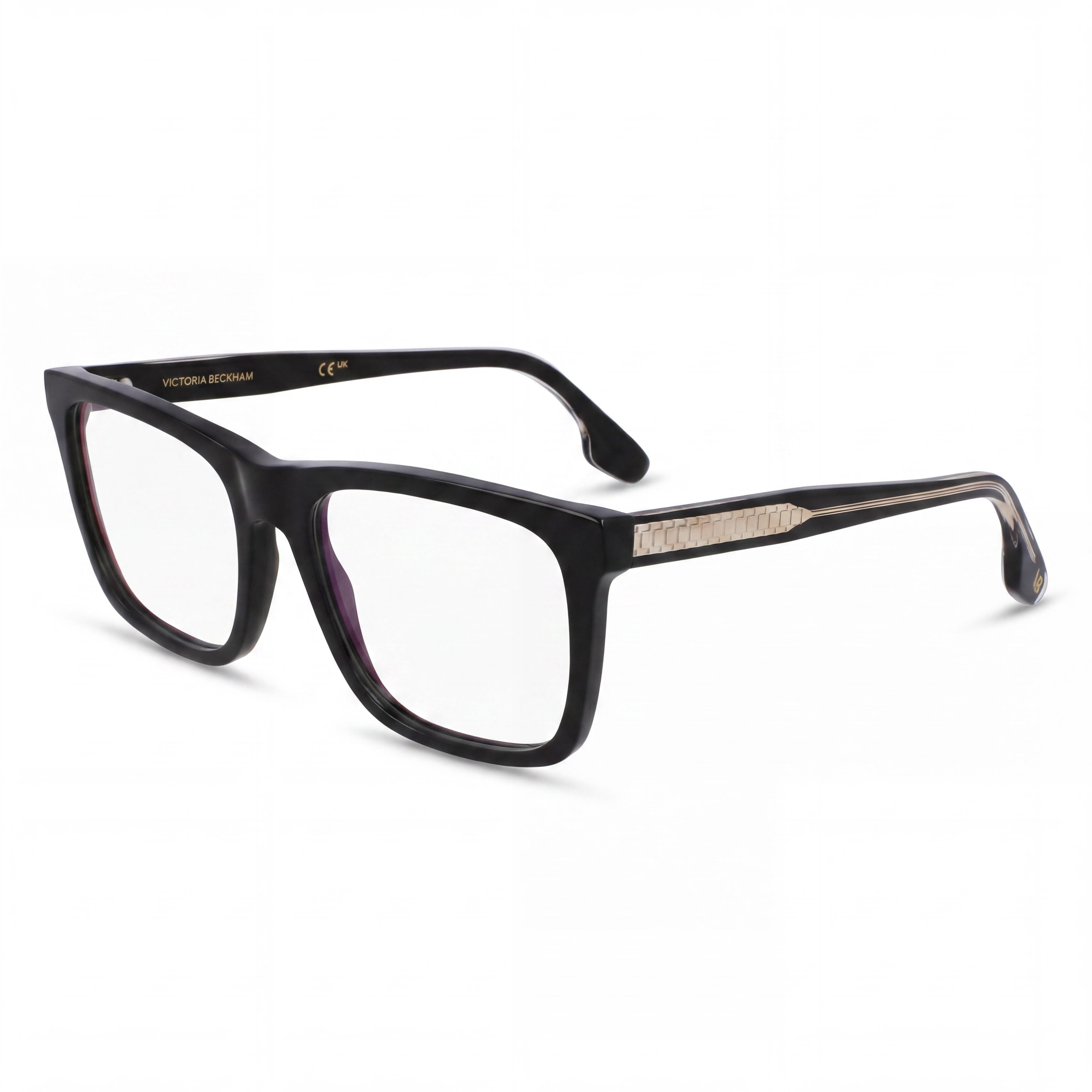 Victoria Beckham Vb2670 Gafas de Mujer Negras con Lentes de Demostración Transparentes, Aptas para Receta, 53-17-140, Photo 1