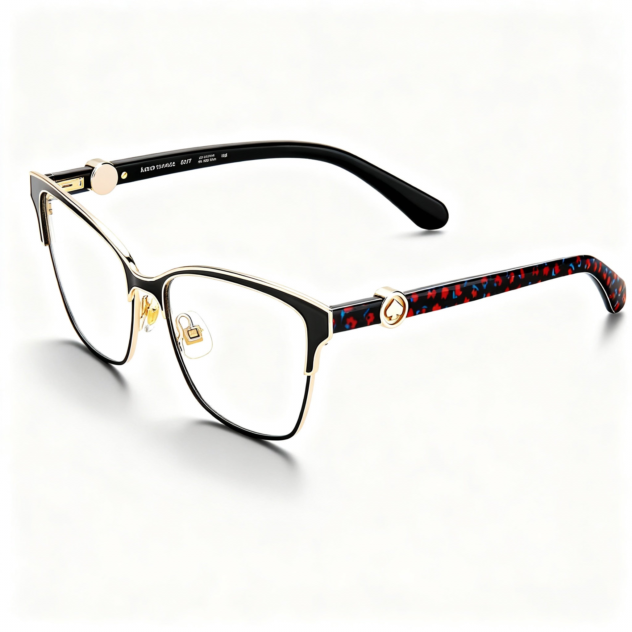 kate spade new york Audrina/G Women's Black Gold Stainless Steel Cat Eye Prescription Eyeglasses 53-15-140