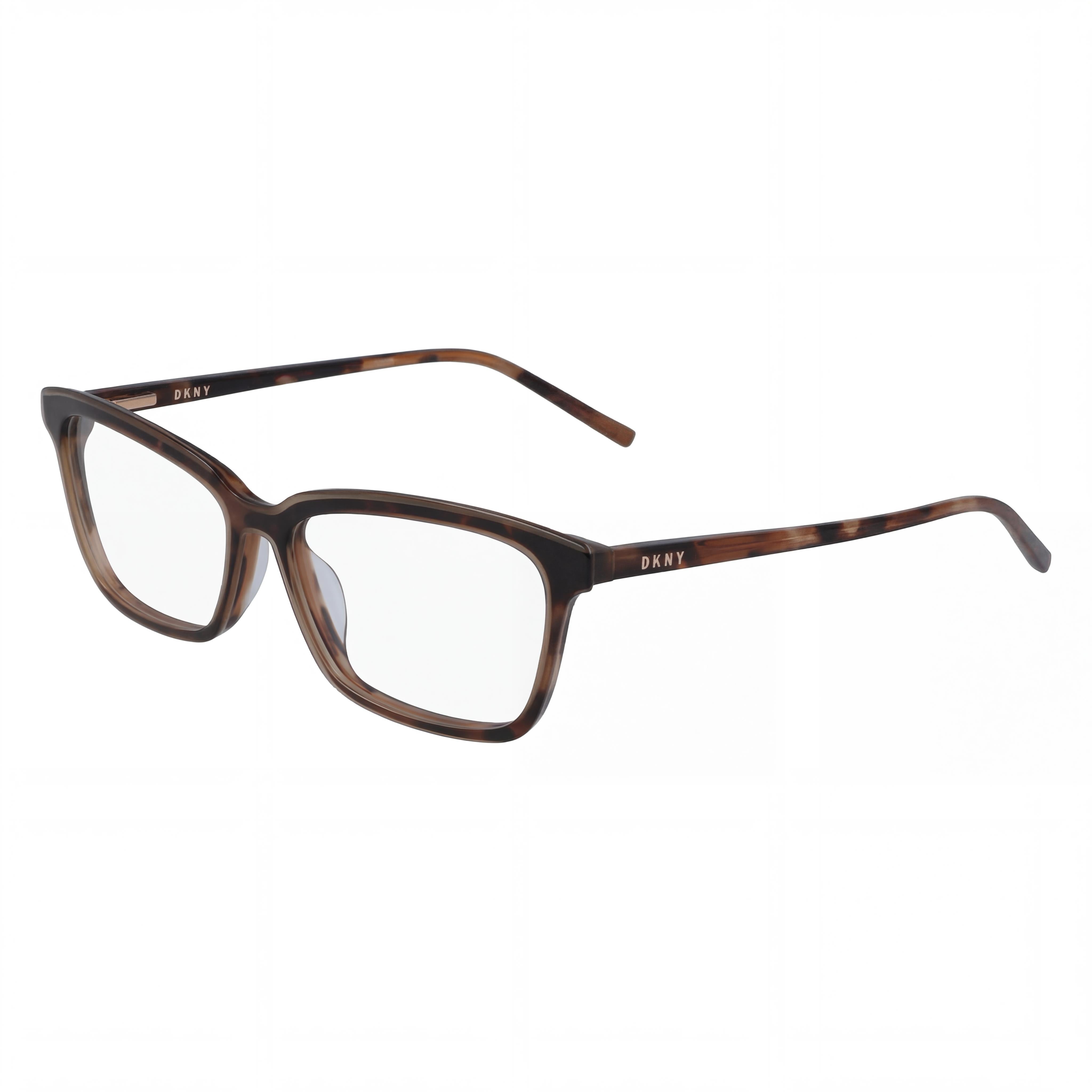 DKNY Modern Women's Metal Frame Eyewear, Mink Tortoise, Polycarbonate Lenses, 53mm Lens Width, Photo 1