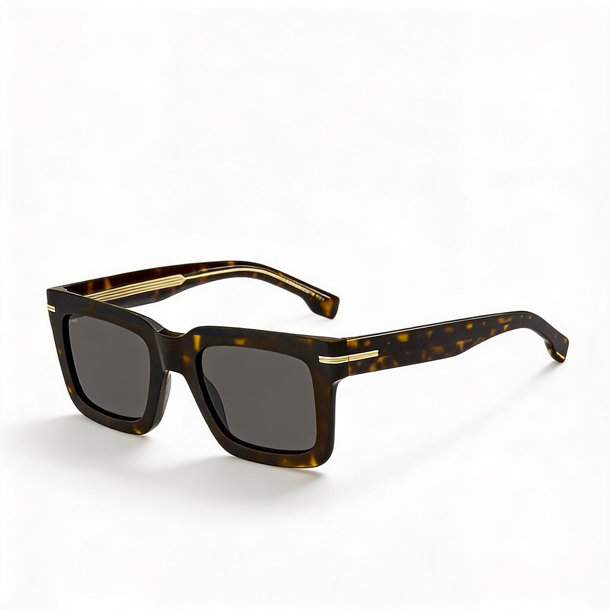 Hugo Boss Modern Aluminium Frame Havana Unisex Non-Polarized UV Protection Sunglasses 51mm, Photo 1