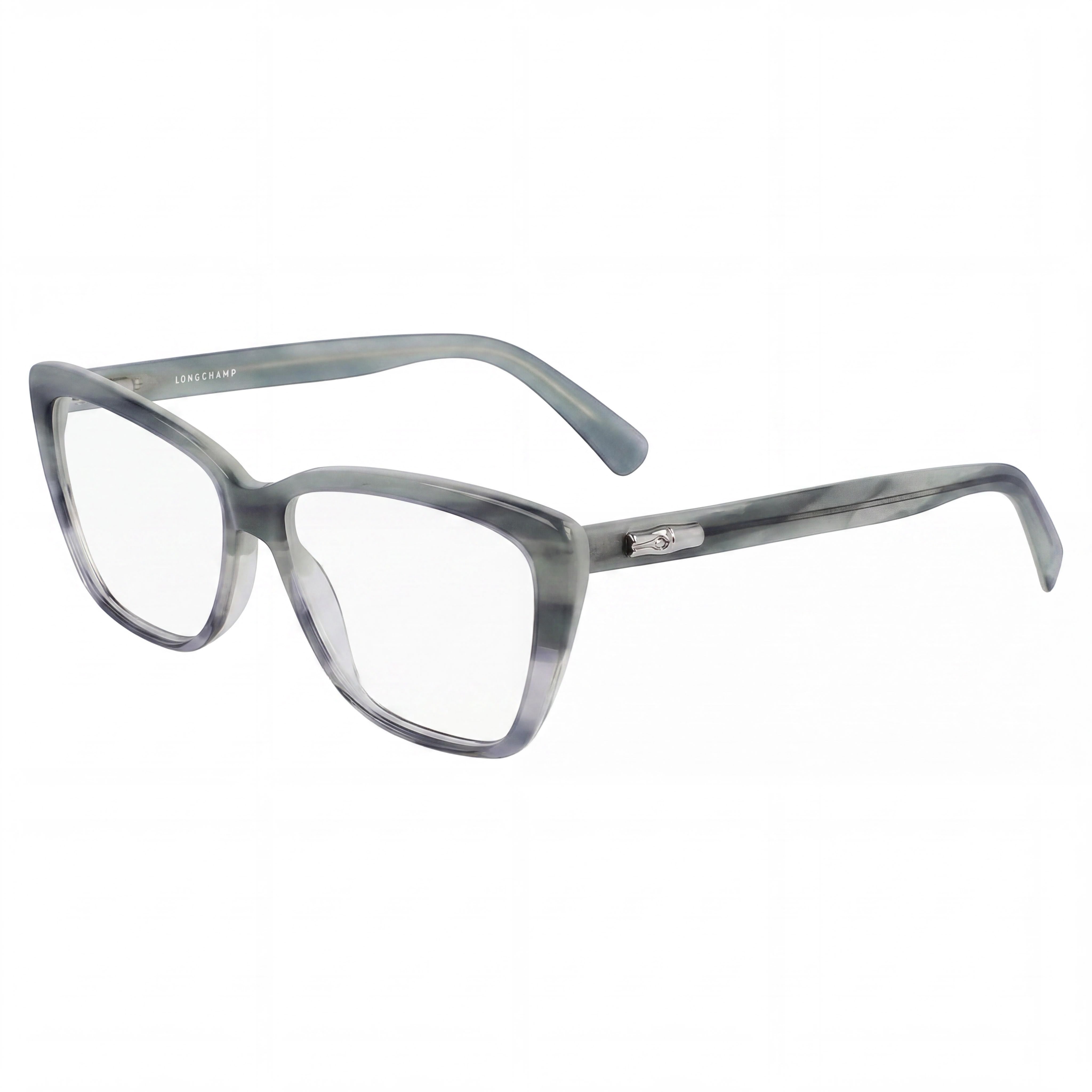 Longchamp LO2705 Textured Green Grey Square Eyeglasses for Women, 53mm, Photo 1