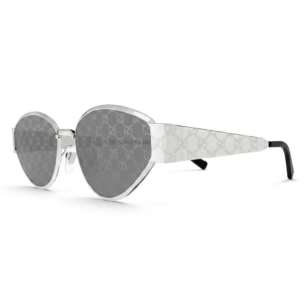 Gucci GG1853S-002 Modern Unisex Sunglasses - Black Frame, Black Lenses (Bridge 18mm, Temple 145mm)