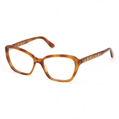 Guess GU50115 Women's Eyewear, Blonde Havana Frame, Multicoloured Compound Lenses, Size 2-14-140