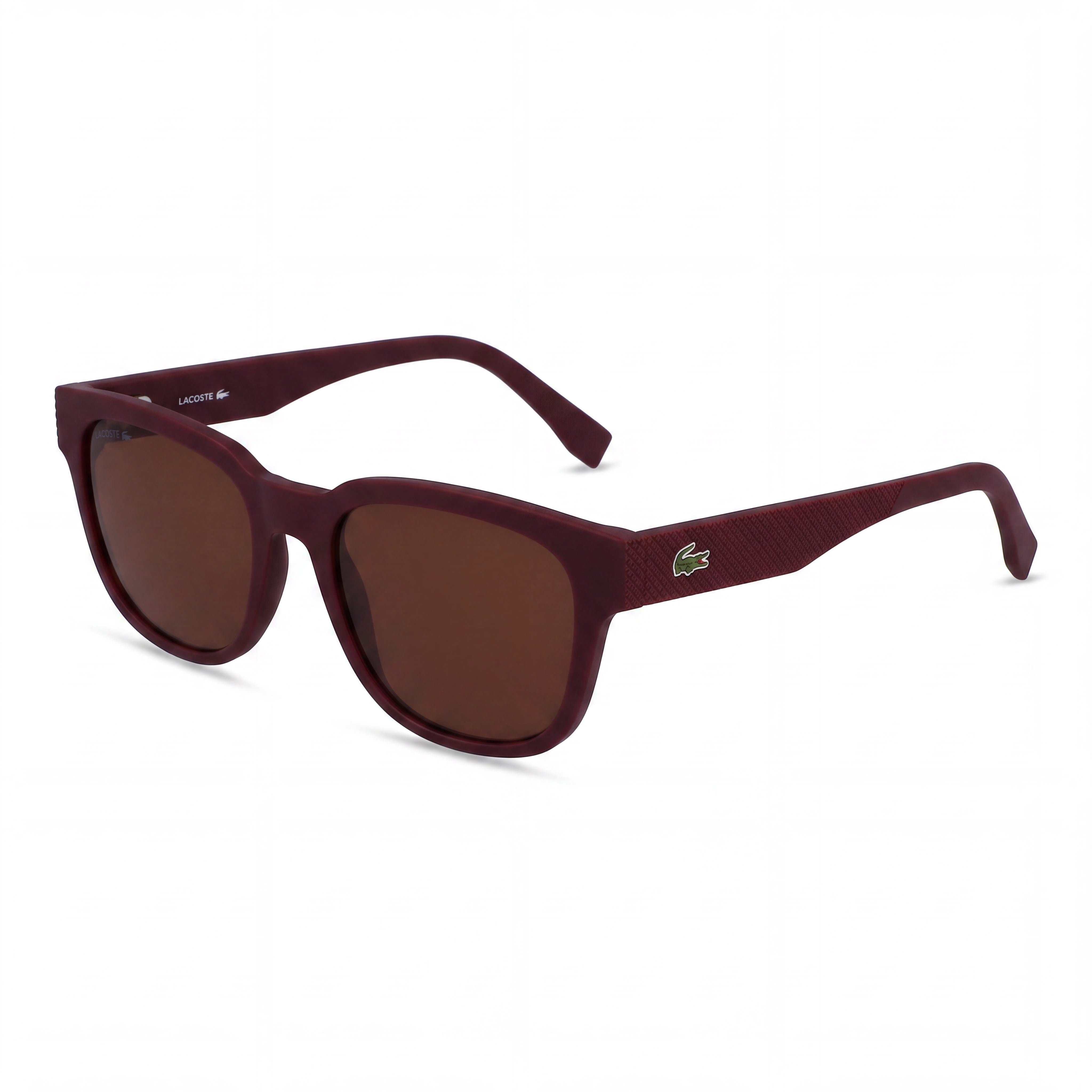 Lacoste L982s Unisex Matte Red Plastic Frame Polycarbonate Lenses UV Protection Non-Polarized Sunglasses 53mm, Photo 1