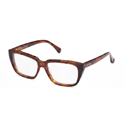 MaxMara MM 5112 Women's Polarized Plastic Frame Eyeglasses Blonde Havana with Multicoloured Lenses