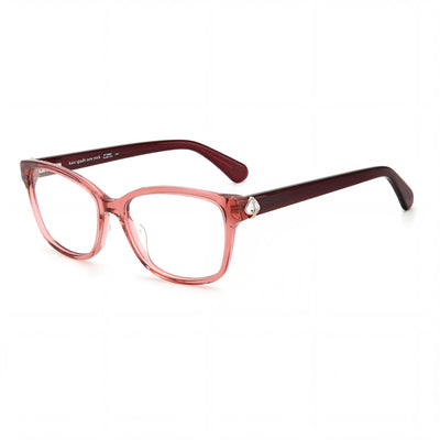 Kate Spade New York Modern Women's Sunglasses with Acetate Burgundy Frame and Polycarbonate Lenses 53mm