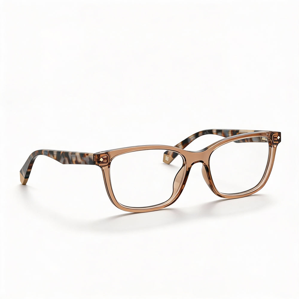 Gafas de sol Polaroid PLD D338 para mujer, de acetato, no polarizadas, color beige, 54 mm
