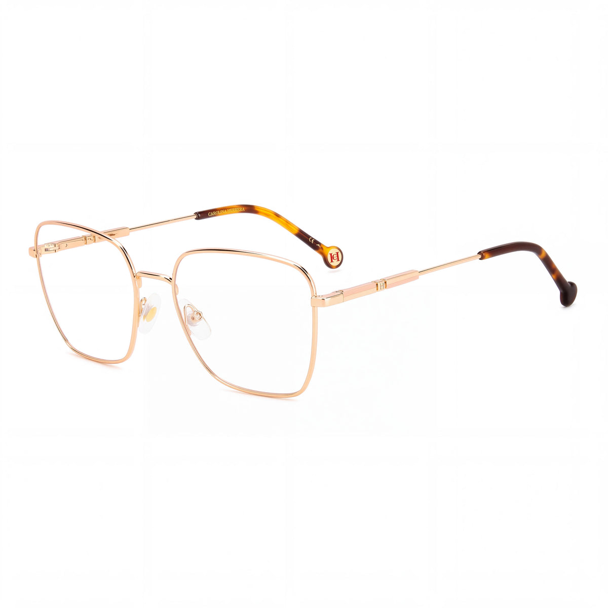 Gafas de sol Carolina Herrera 0162 para mujer, clásicas, con montura dorada y lentes de cobre dorado, de aleación de acero, no polarizadas, 56-18-145 mm, Photo 1