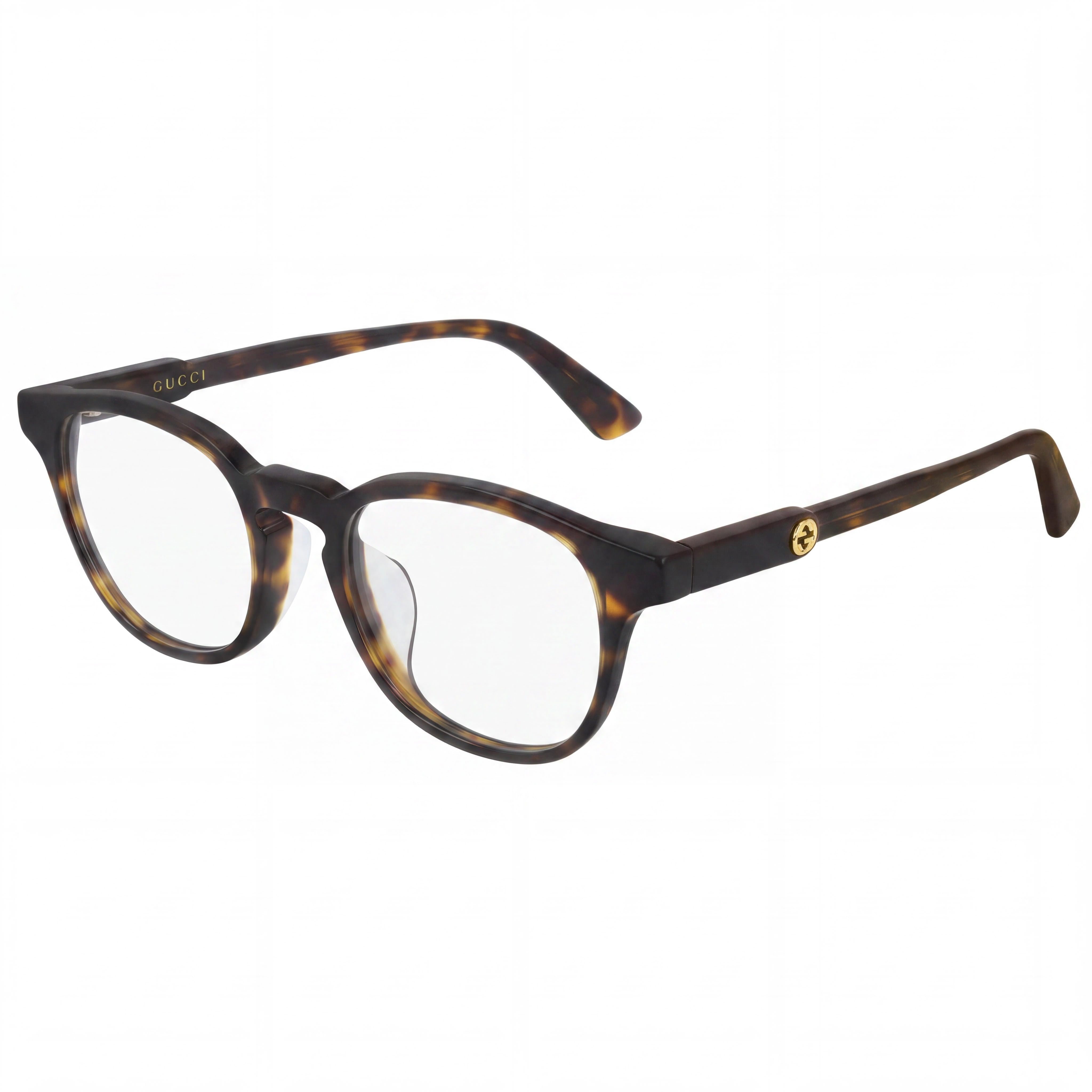 Gucci Gg0556oj-002-47 Unisex Oval Acetate Optical Eyeglasses Frame, Havana, Lens 47mm, Bridge 19mm, Temple 140mm, Photo 1