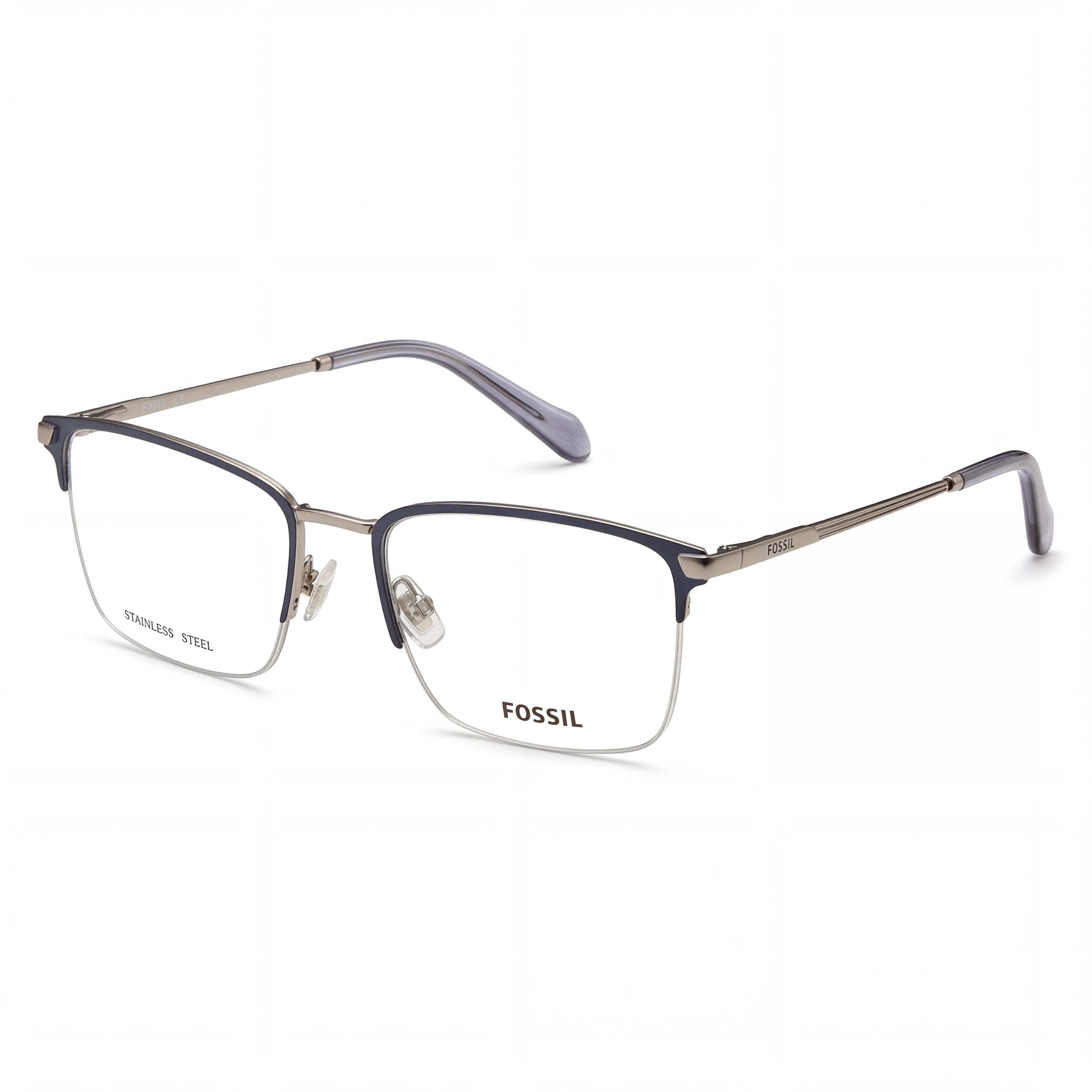 Fossil Fos 7147 Gafas de sol polarizadas unisex con montura de aleación de acero rutenio oscuro mate de 53 mm, Photo 1