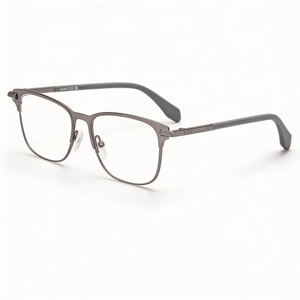 Gafas Adidas Originals Navigator para hombre, montura metálica, rutenio oscuro mate, no polarizadas, talla 53-16-145