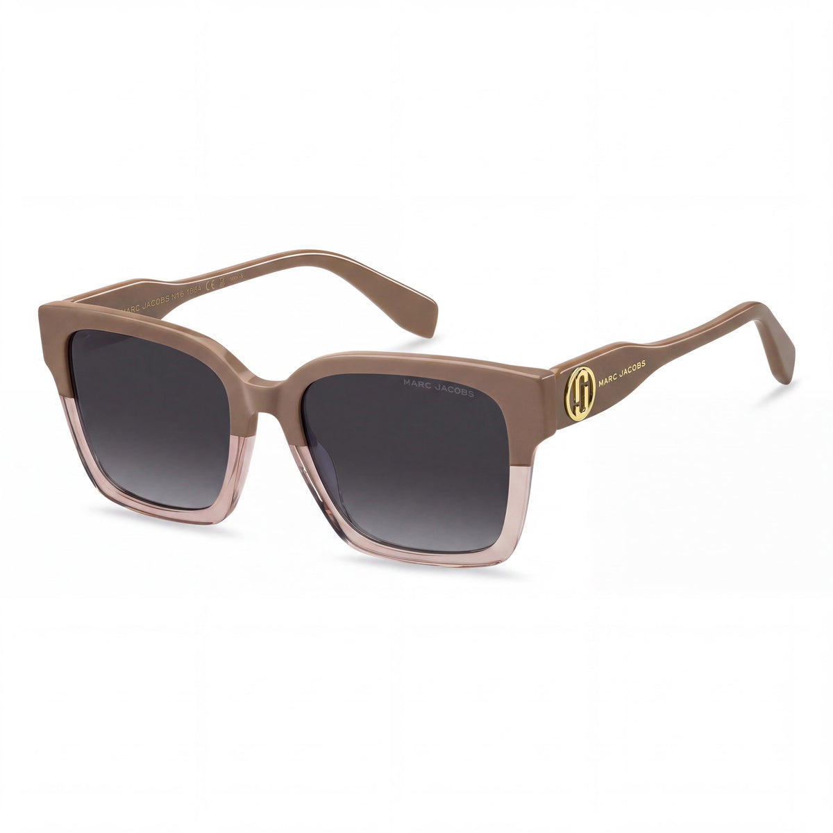 Marc Jacobs Women's Classic MARC 814/S Beige Acetate Dark Grey Shaded Sunglasses 18-18-140, Photo 1
