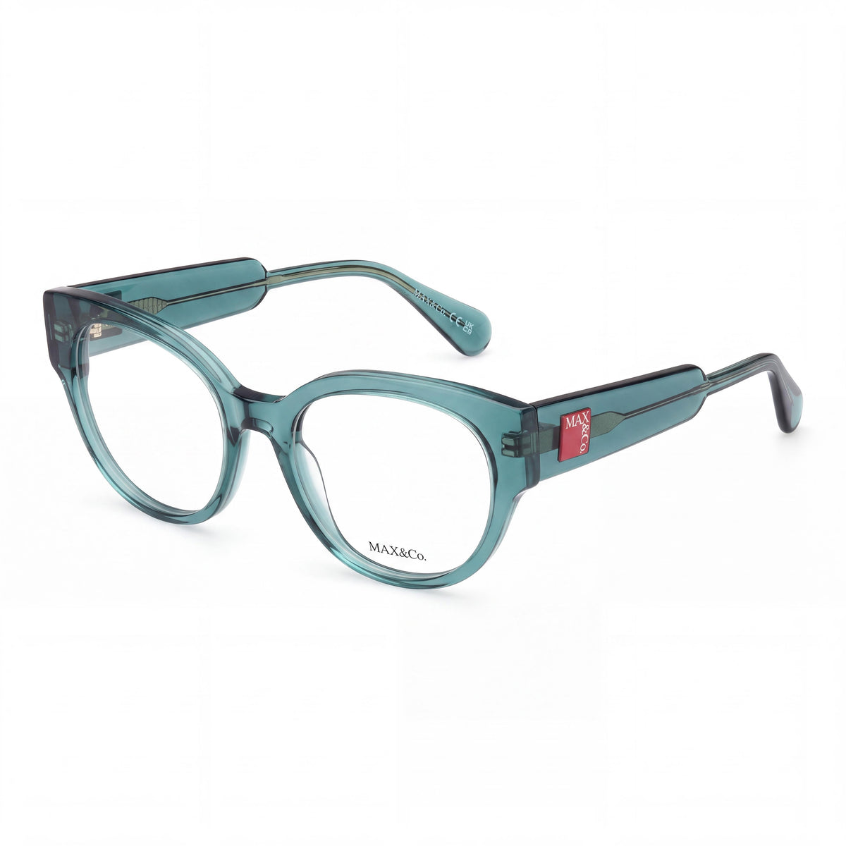 Max & Co. Casual Women's Eyeglasses with Shiny Light Green Acetate Frame – Lens 51mm, Bridge 19mm, Temple 140mm, Photo 1