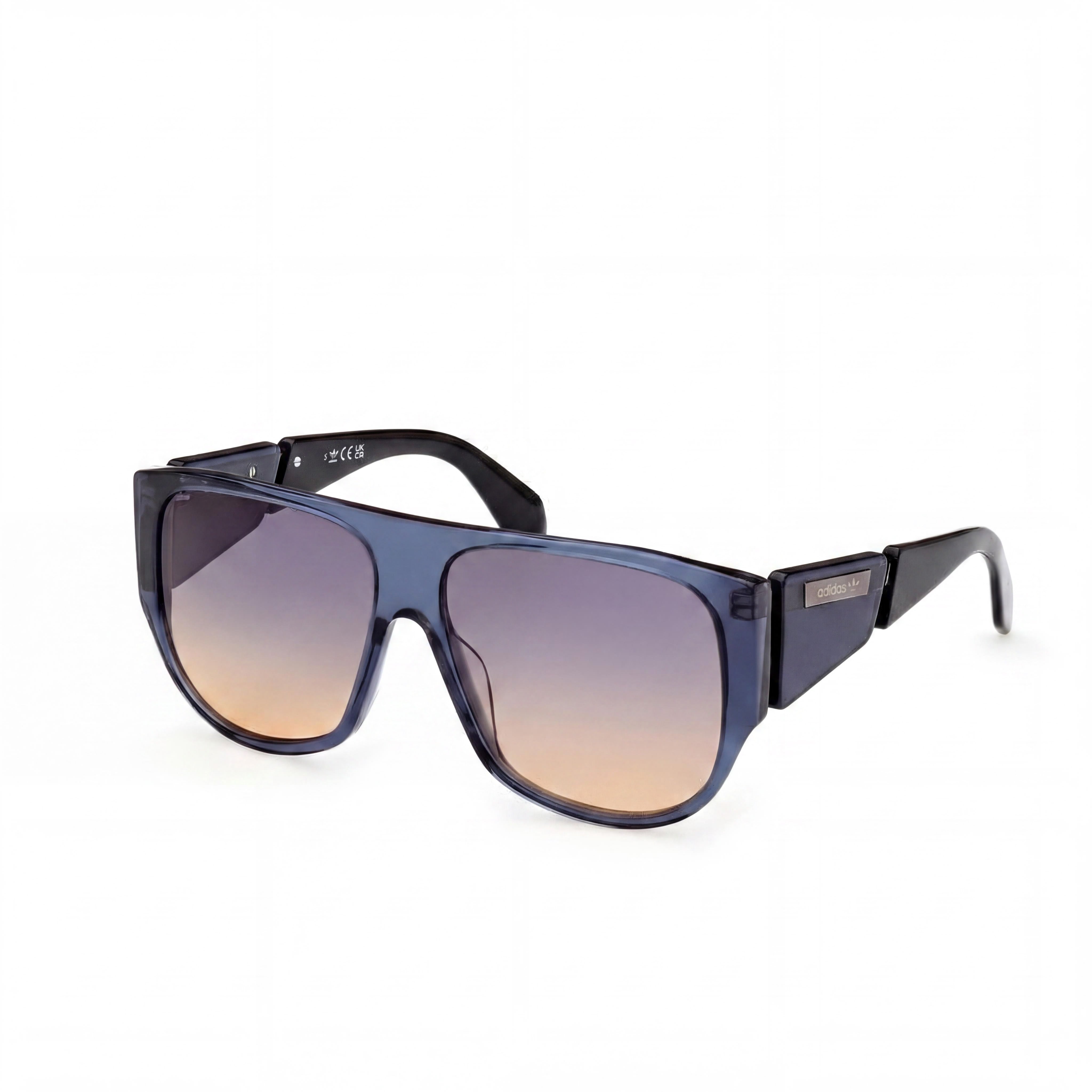 adidas Modern Men's Plastic Blue Frame Gradient Blue Lens UV Protected Sunglasses 59-14-145, Photo 1