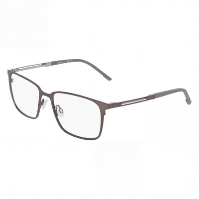 Flexon E1159 Gafas de Acetato para Hombre con Montura Gris Plomo Mate, Lente 54mm Puente 18mm Patilla 145mm