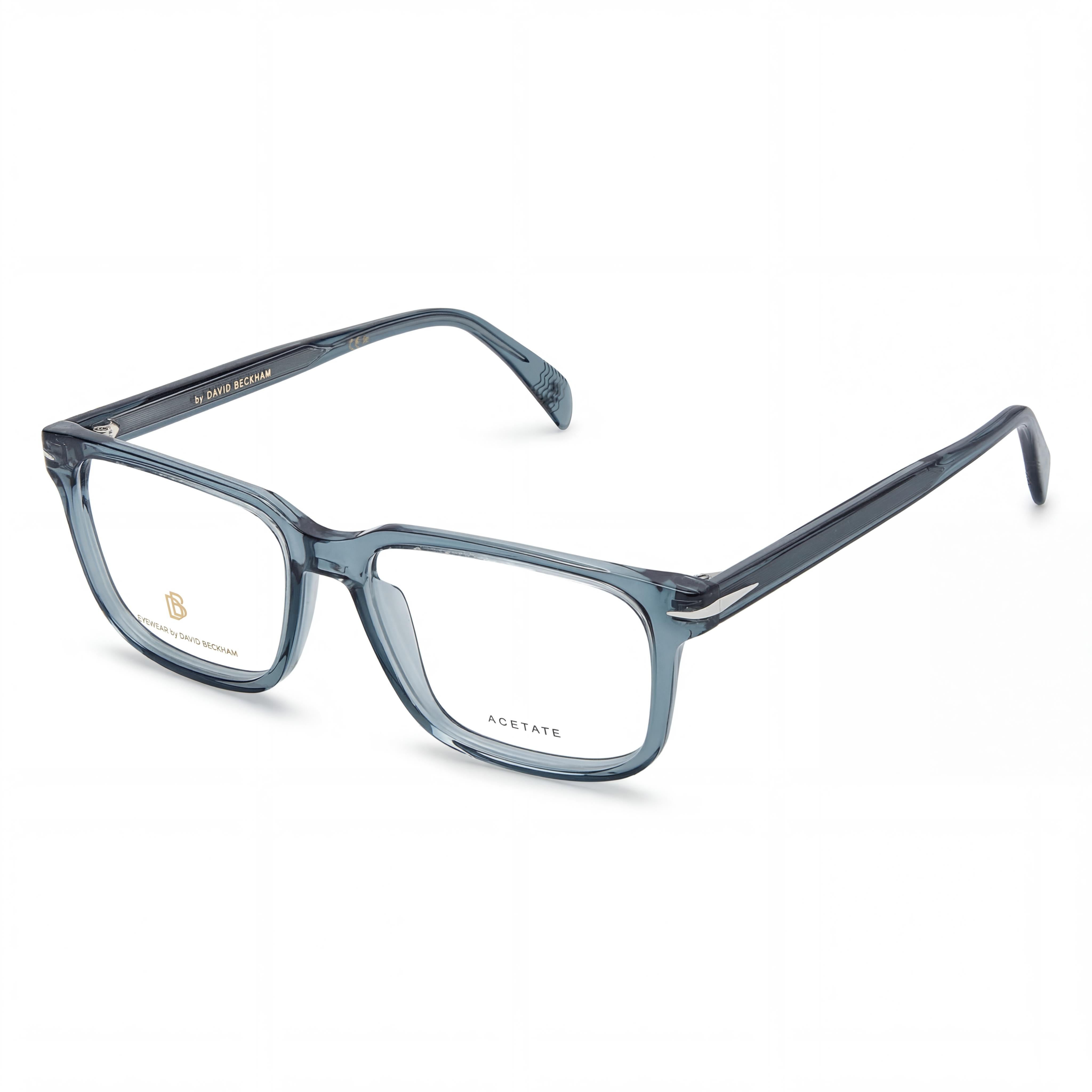 David Beckham Db 1022 Men's Plastic Blue Eyeglasses 52mm, Photo 1