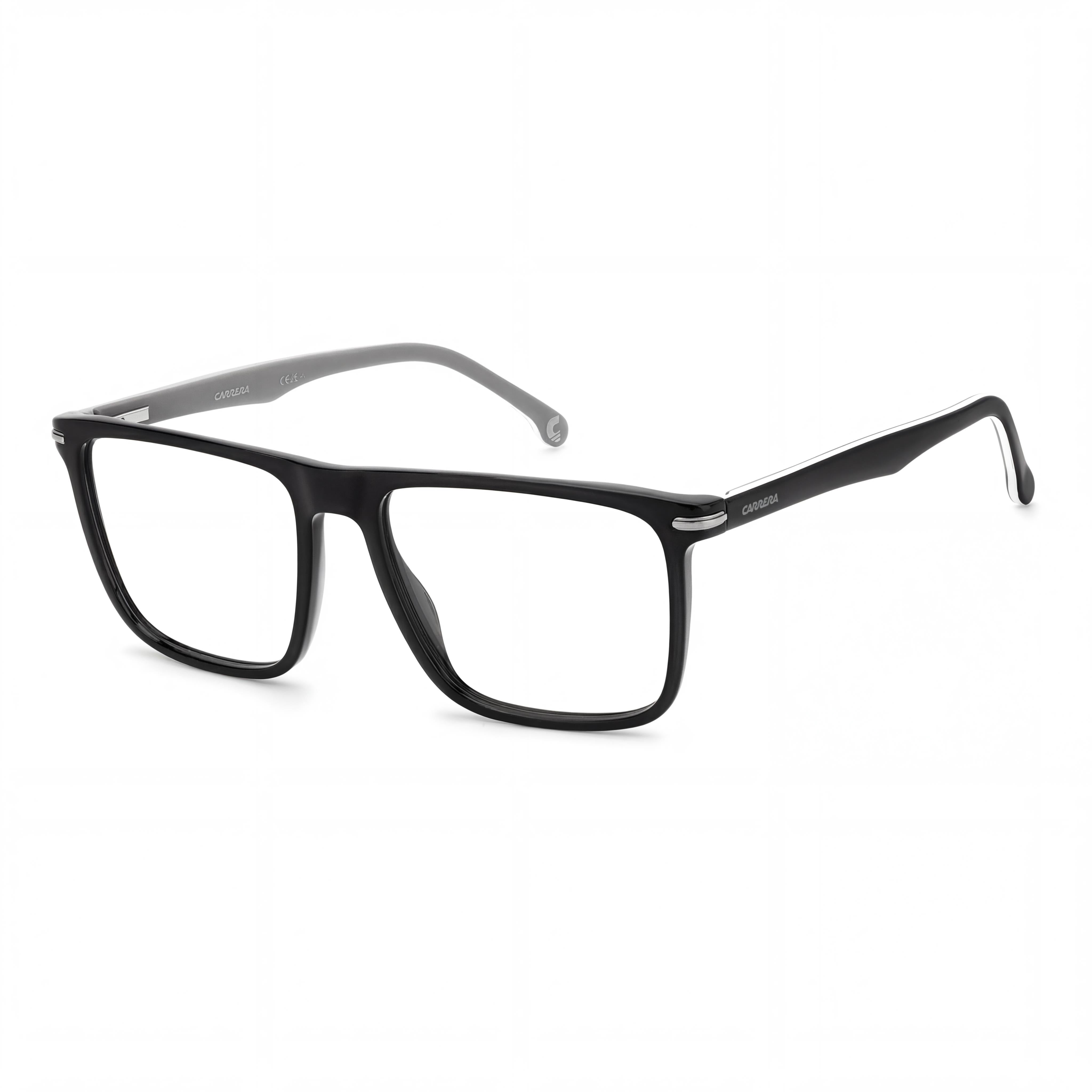 Gafas de sol Carrera 319 para mujer con montura de acetato negro y lentes de plástico no polarizadas negras de 56 mm, Photo 1
