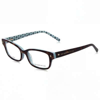 Gafas de sol Kate Spade New York Lucyann para mujer, color Havana oscuro, sin plástico, talla 51 mm